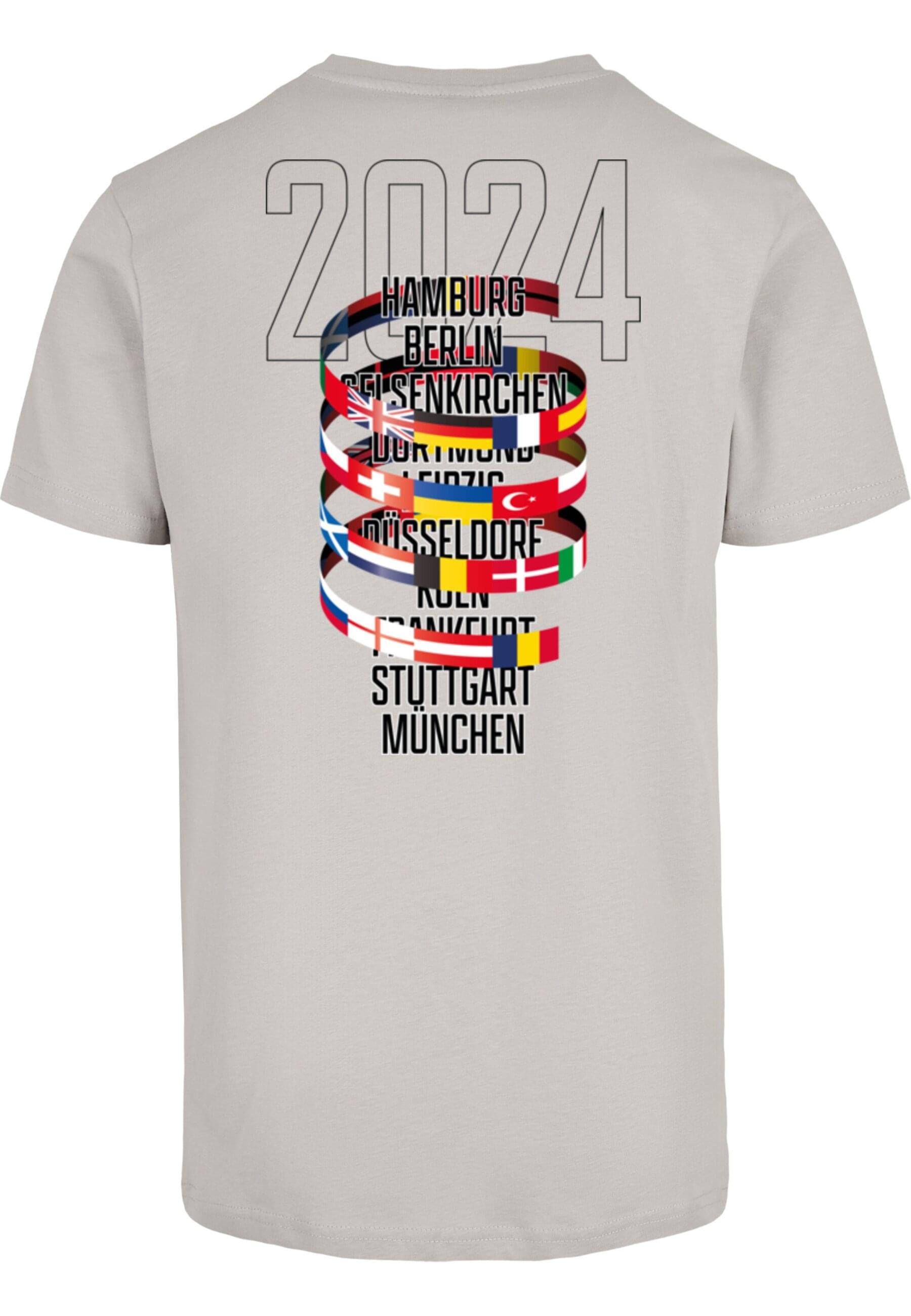 MisterTee T-Shirt "MisterTee Flag Spiral Tee", (1 tlg.) günstig online kaufen