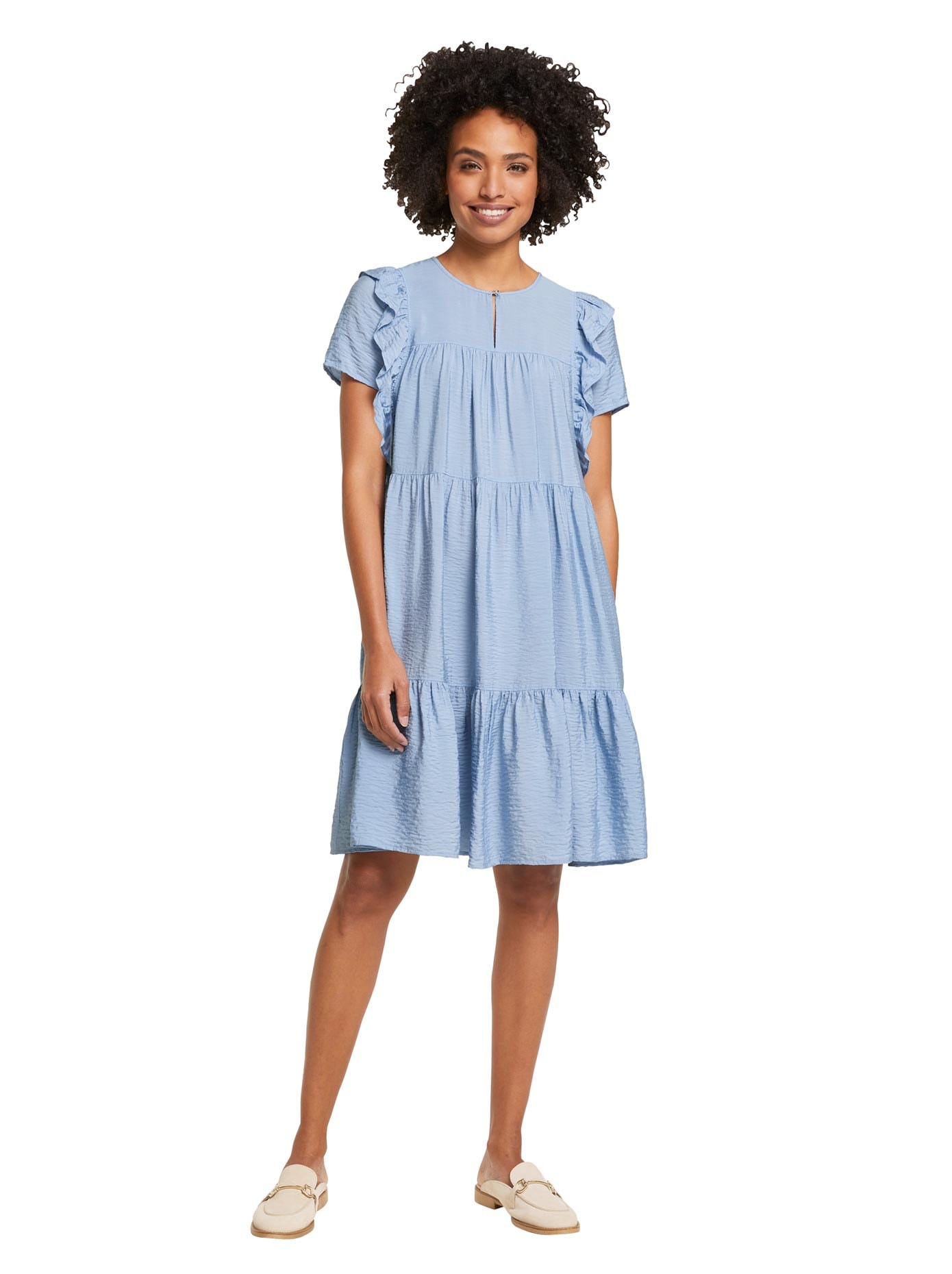 LINEA TESINI by Heine Volantkleid »Kleid« für bestellen | BAUR