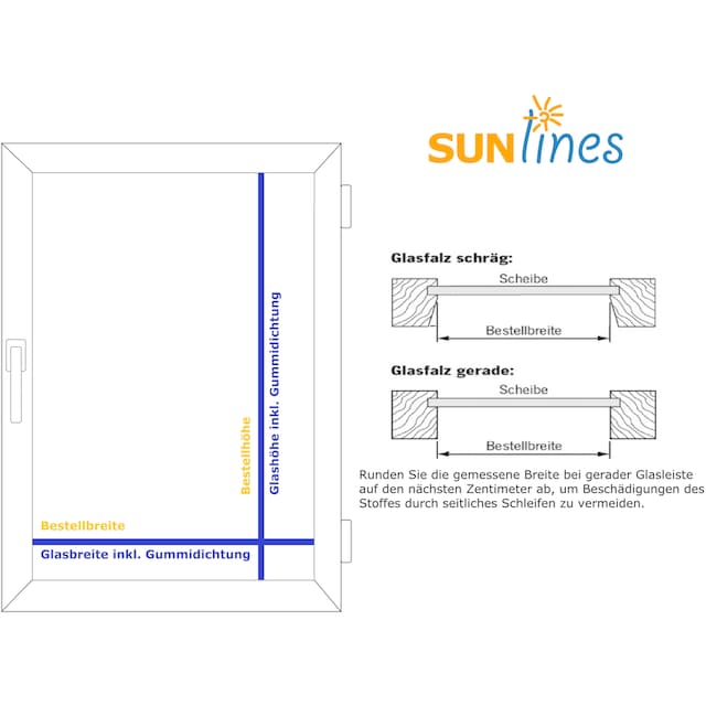 sunlines Klebe-Plissee »One Size Style Plain«, blickdicht, ohne Bohren,  verspannt, Höhe 210cm auf Rechnung | BAUR