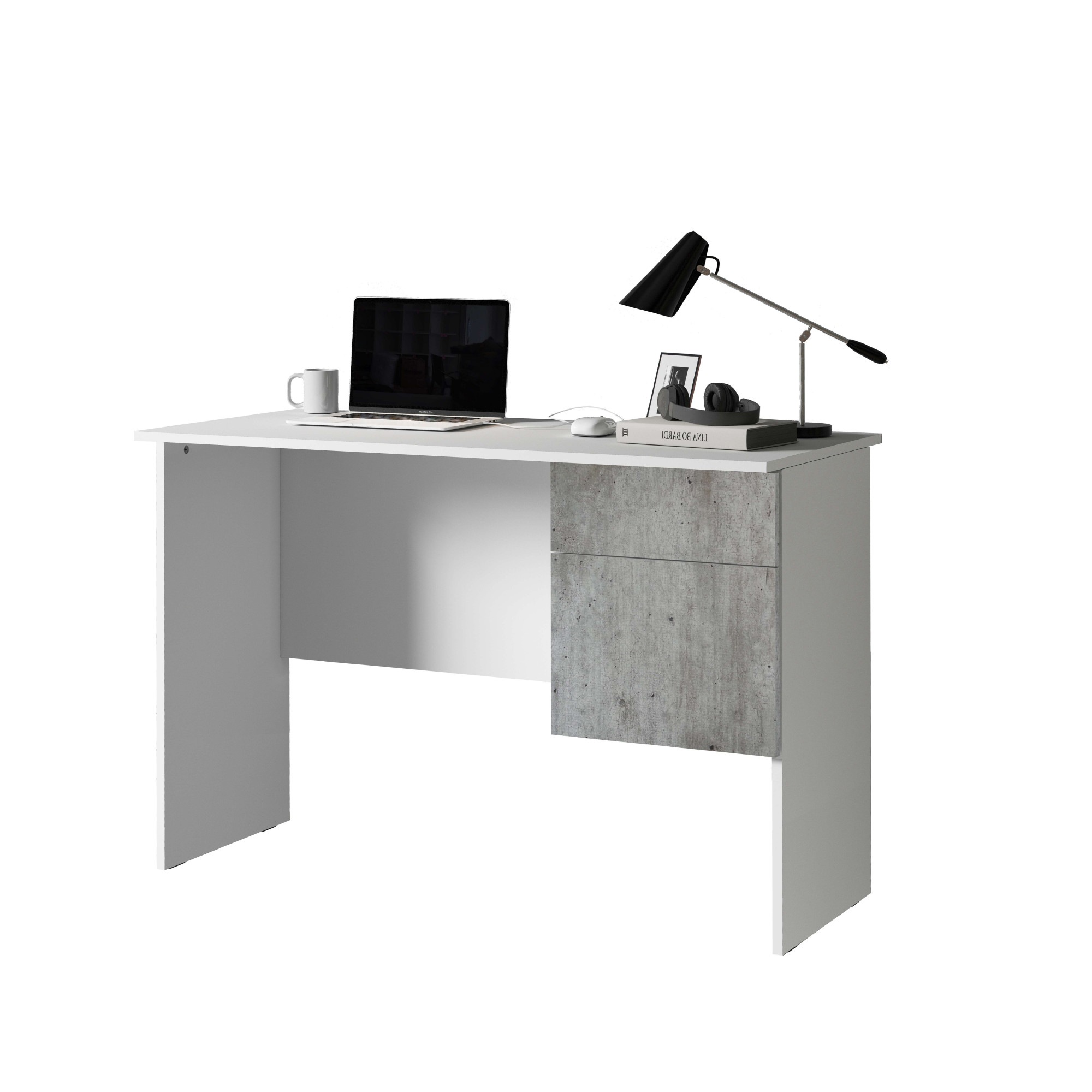 INOSIGN Schreibtisch »Coro, kleiner Computertisch, Bürotisch«, mit 1 Tür & 1 Schublade, Breite 110 cm, Made in Italy