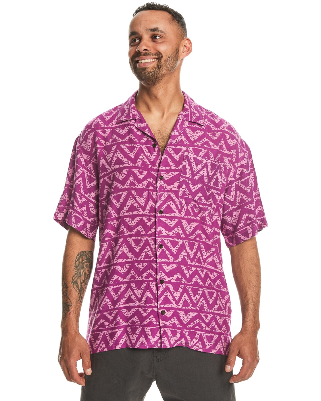 Quiksilver Kurzarmhemd "Bogfold" günstig online kaufen