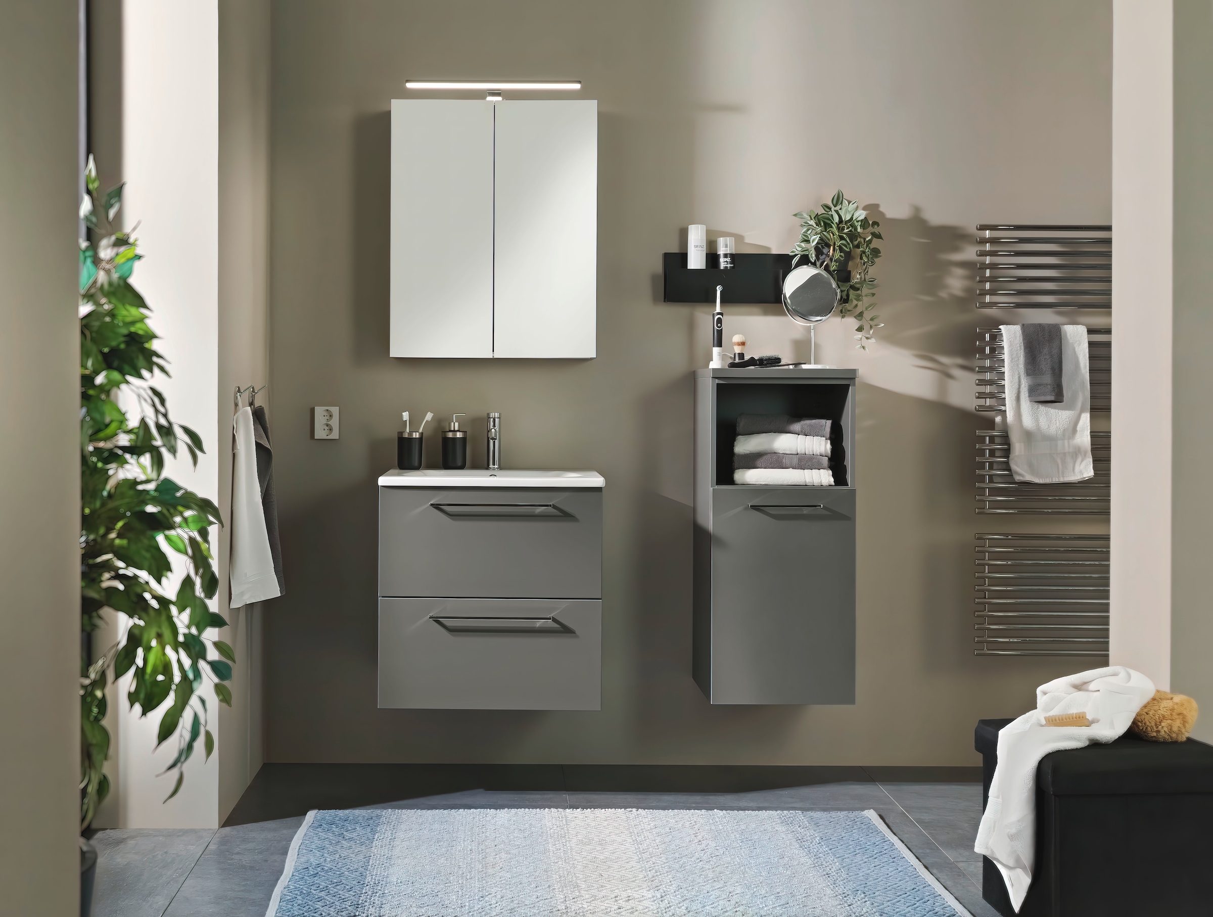 Nolte SPA Badmöbel-Set "Lux - Badmöbel-Set" Komplett-Set, Spiegelschrank, K günstig online kaufen