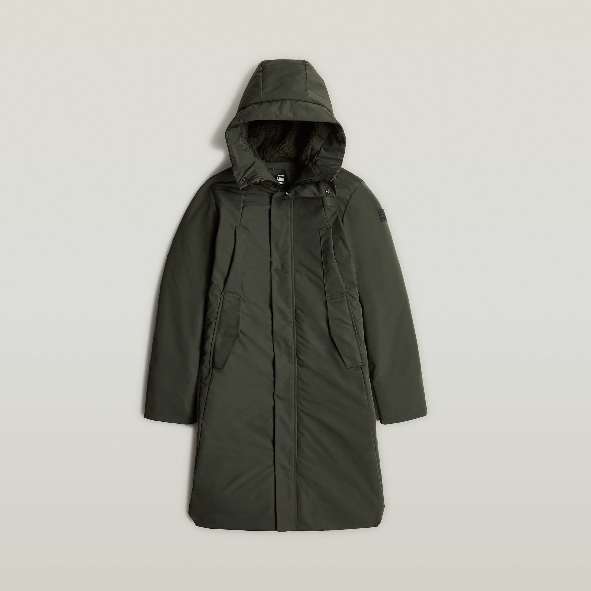 G-STAR Langjacke »Vodan 2.0 Long Jacket« mit Kapuze in der Taille verstellbar