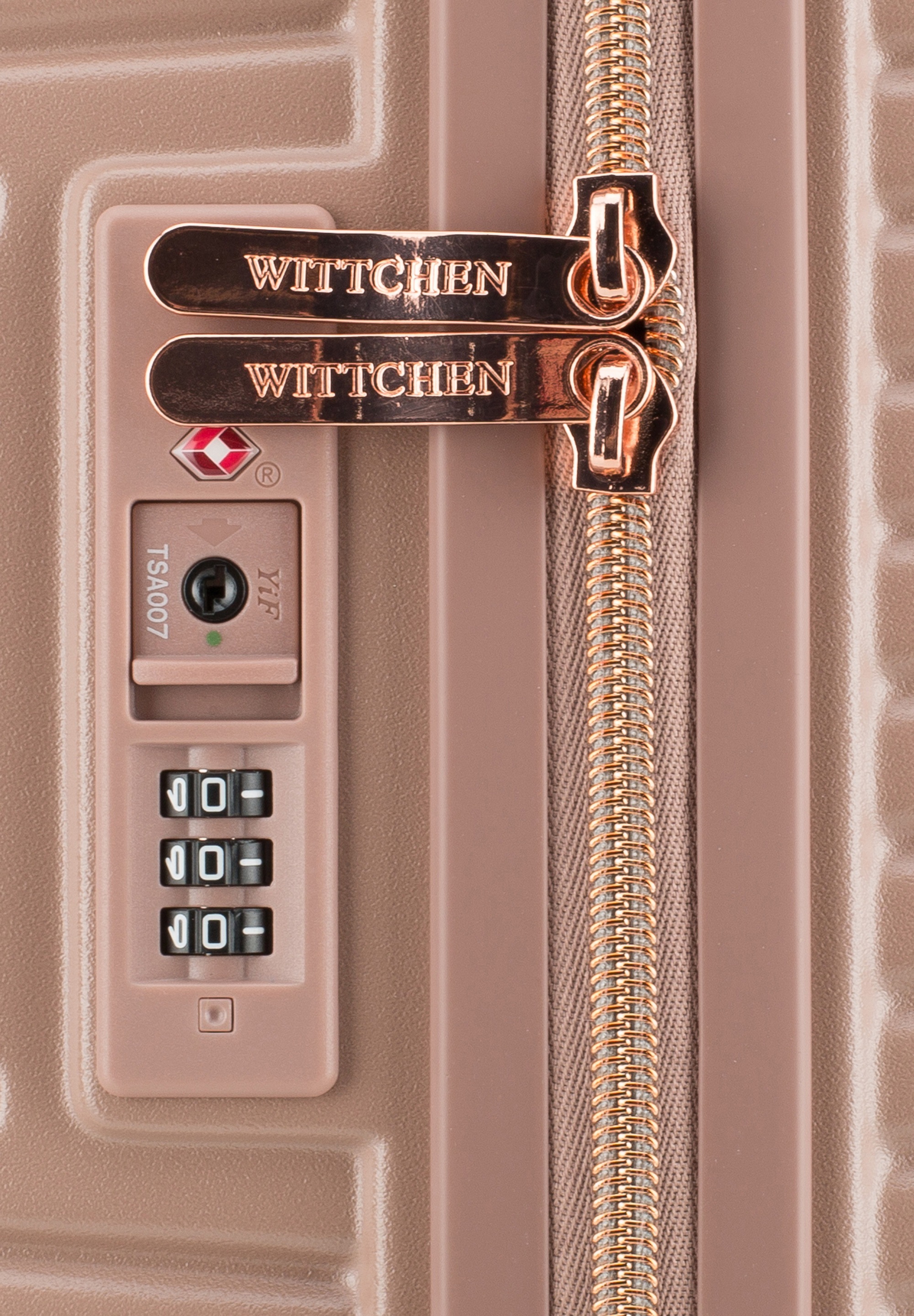 WITTCHEN Handgepäckkoffer »GL STYLE«, (nein), 4 Rollen, Vollversenre Teleskopstange, mit TSA-Schloss, mit vier Rollen