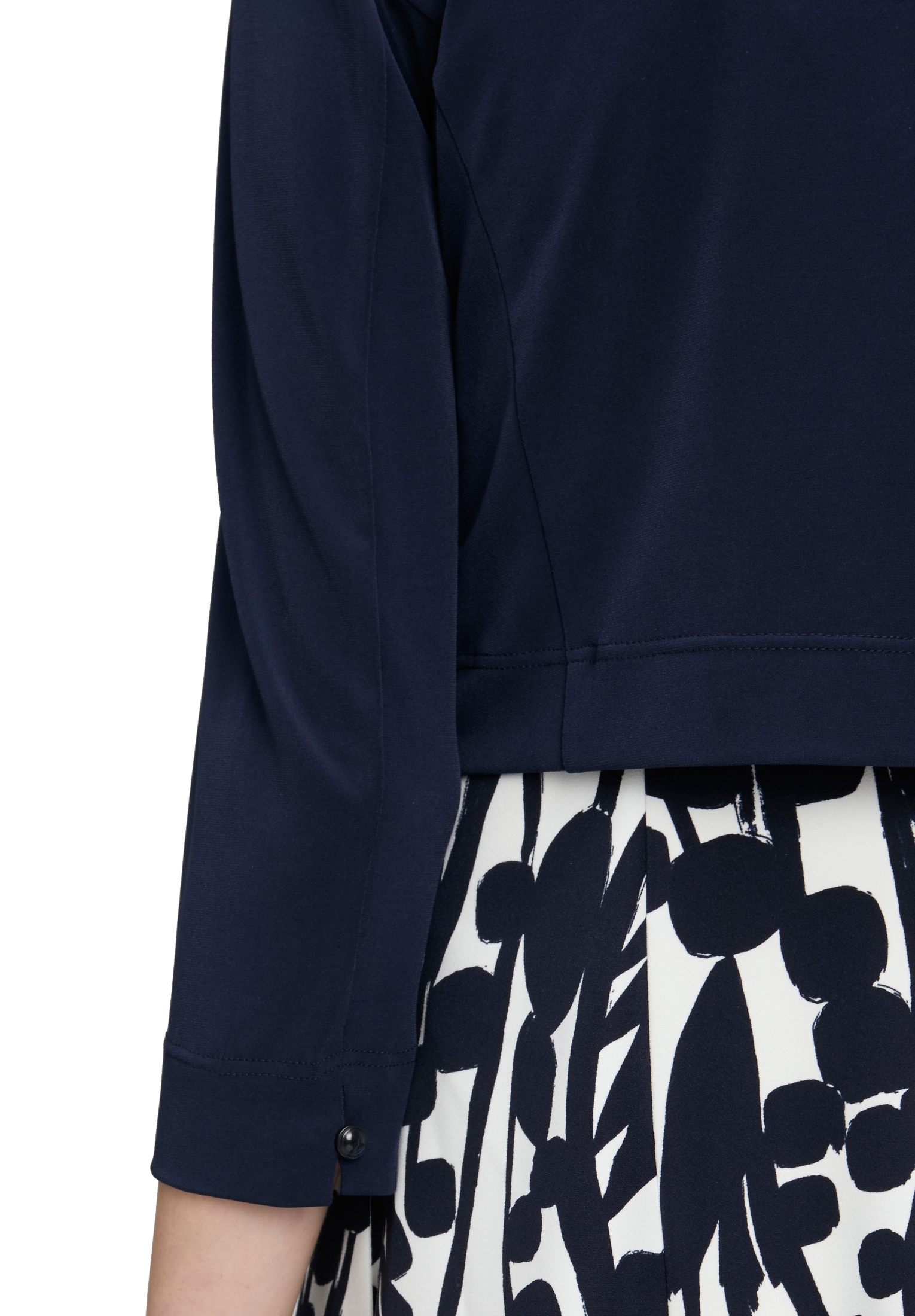 Vera Mont Sweatjacke »Vera Mont Damen Bolero-Jacke figurbetont«, Nahtführung
