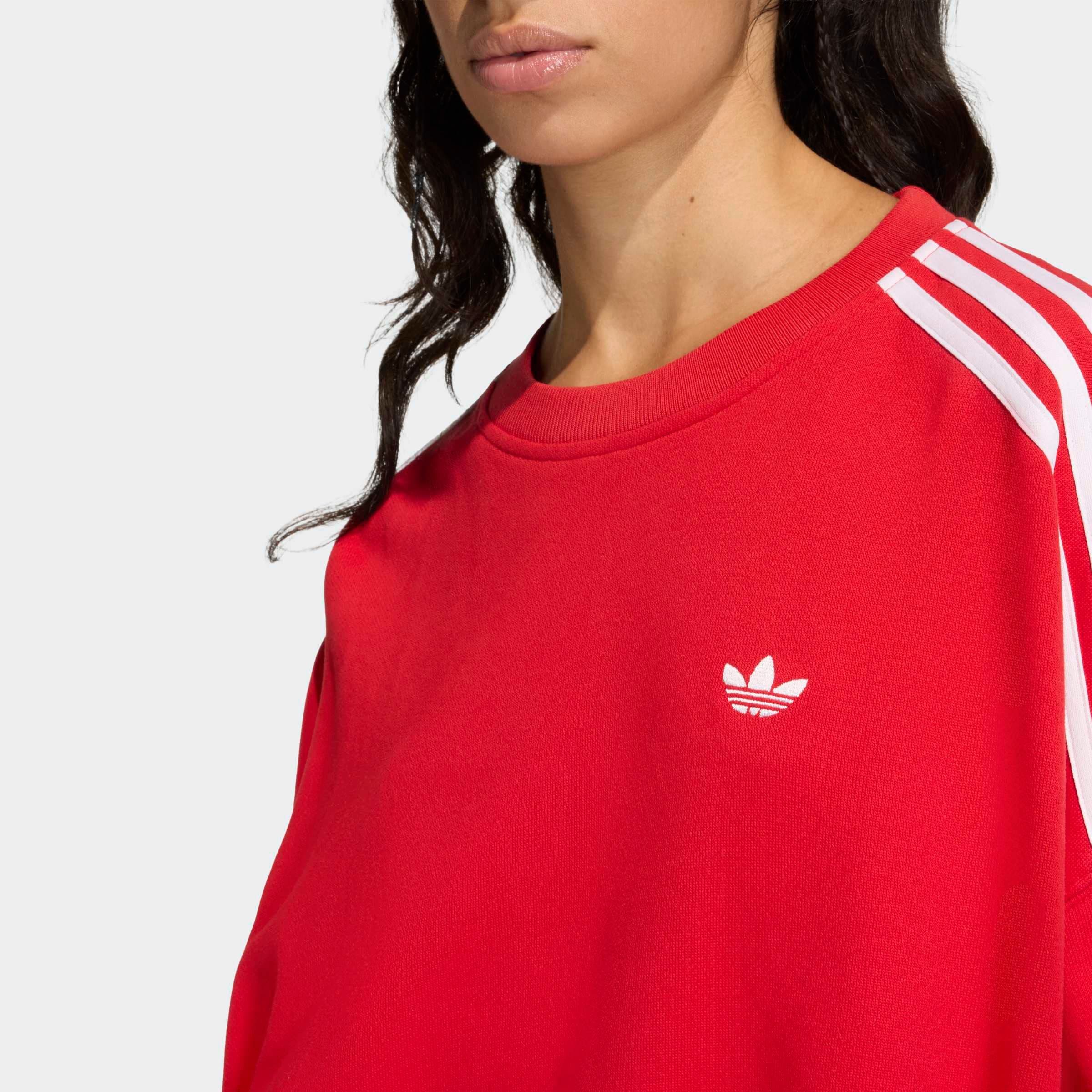 adidas Originals Kapuzensweatshirt »3-STREIFEN OVERSIZED ADILENIUM CREW«
