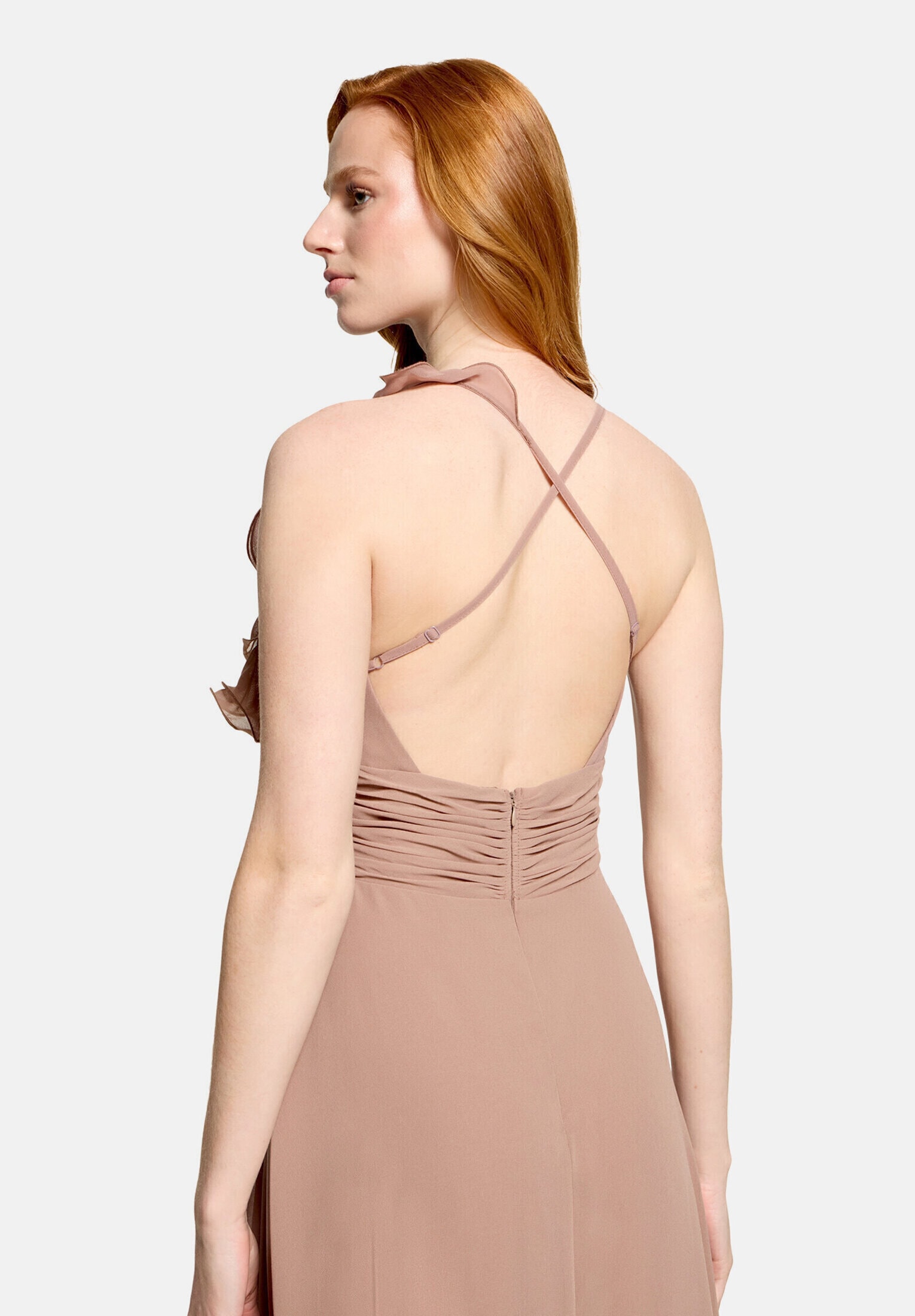 Vera Mont Chiffonkleid »Damen mit Volant« Ohne Tasche
