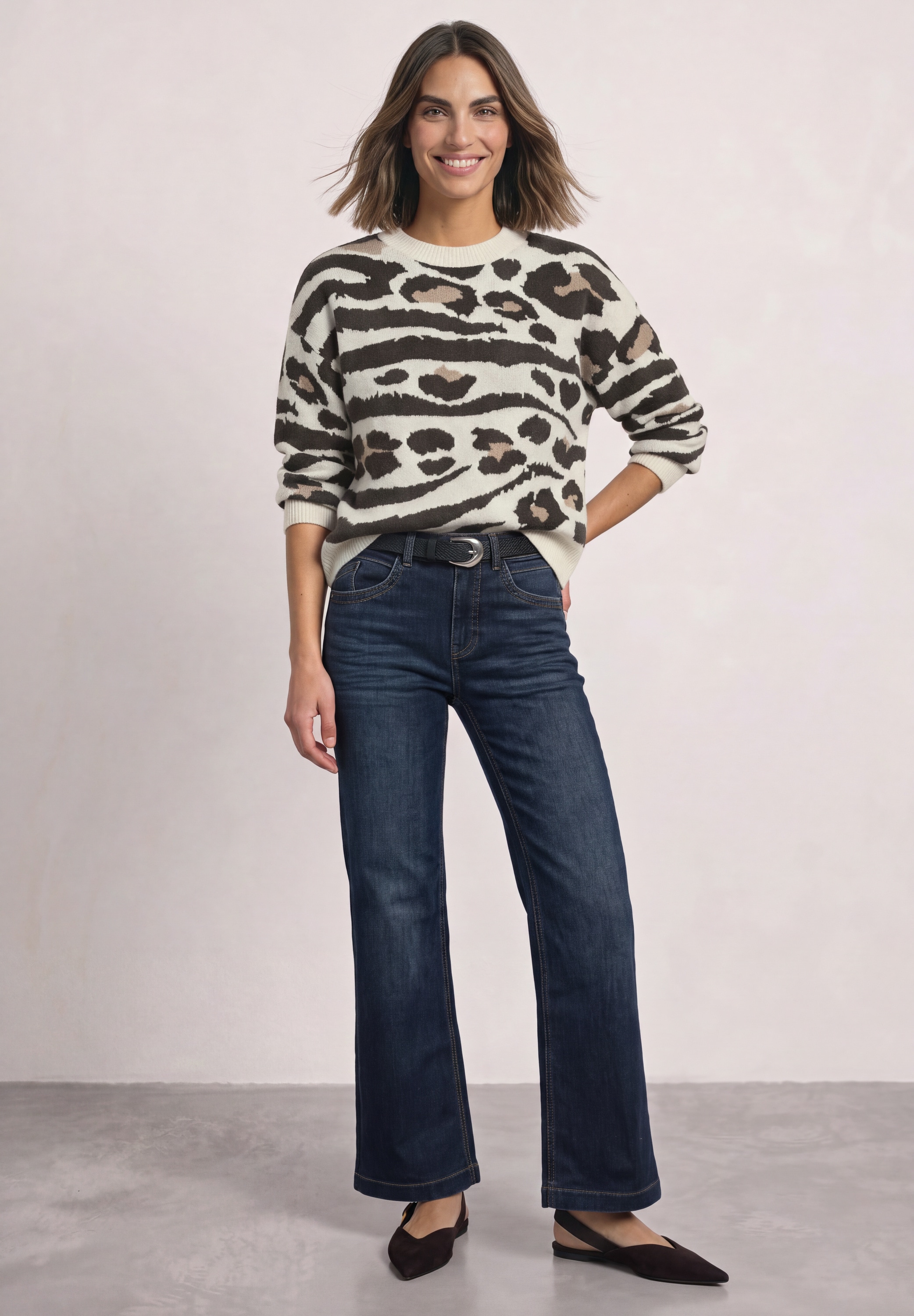 STREET ONE Jacquardpullover Jacquard
