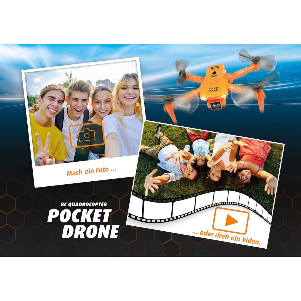 Revell® RC-Quadrocopter »Pocket Drone, 2,4 GHz«, im Miniaturformat