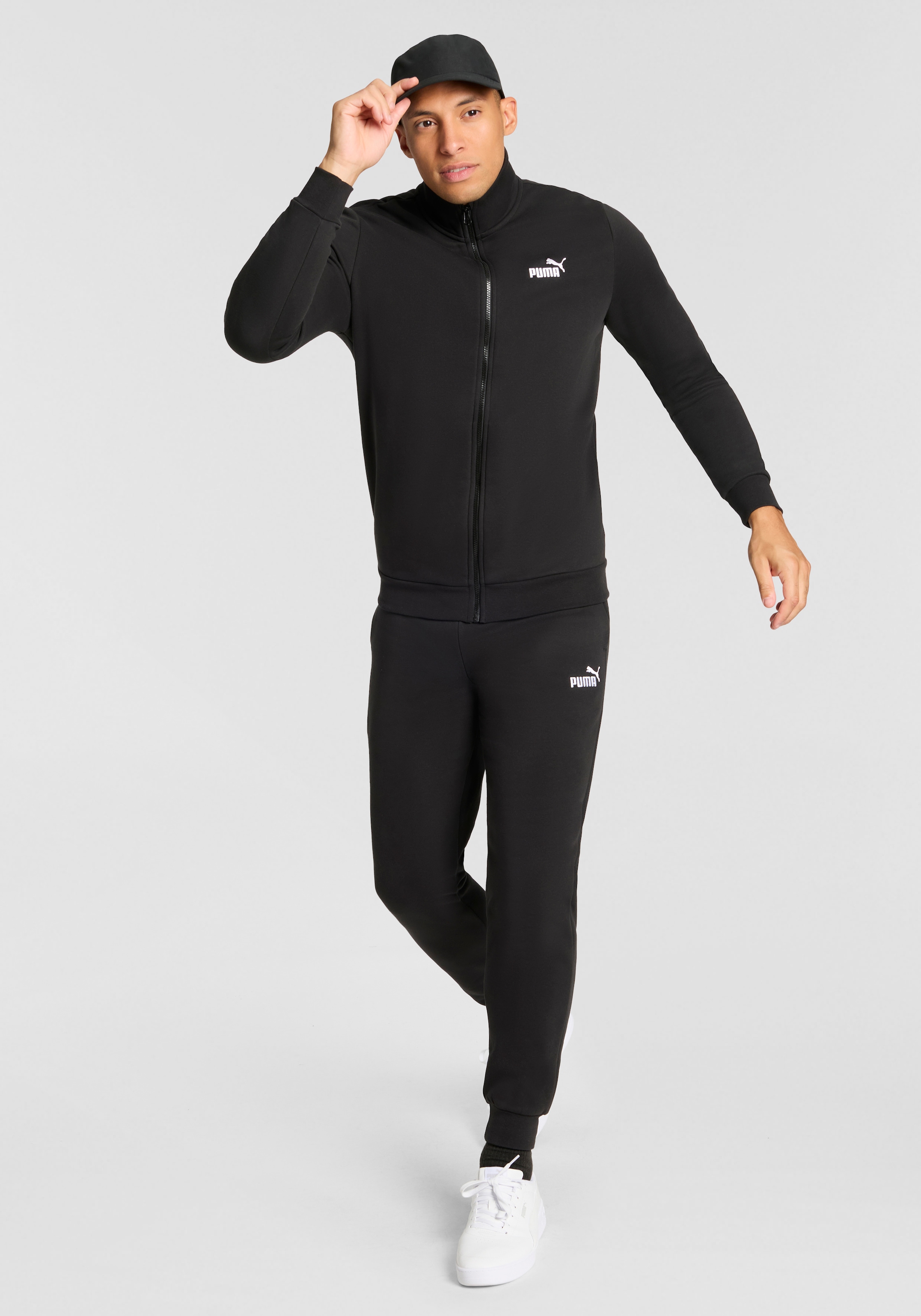 PUMA Trainingsanzug "ESS SWEAT SUIT FL" 2 Stk. für entspannte Tage, für vielseitige Aktivitäten