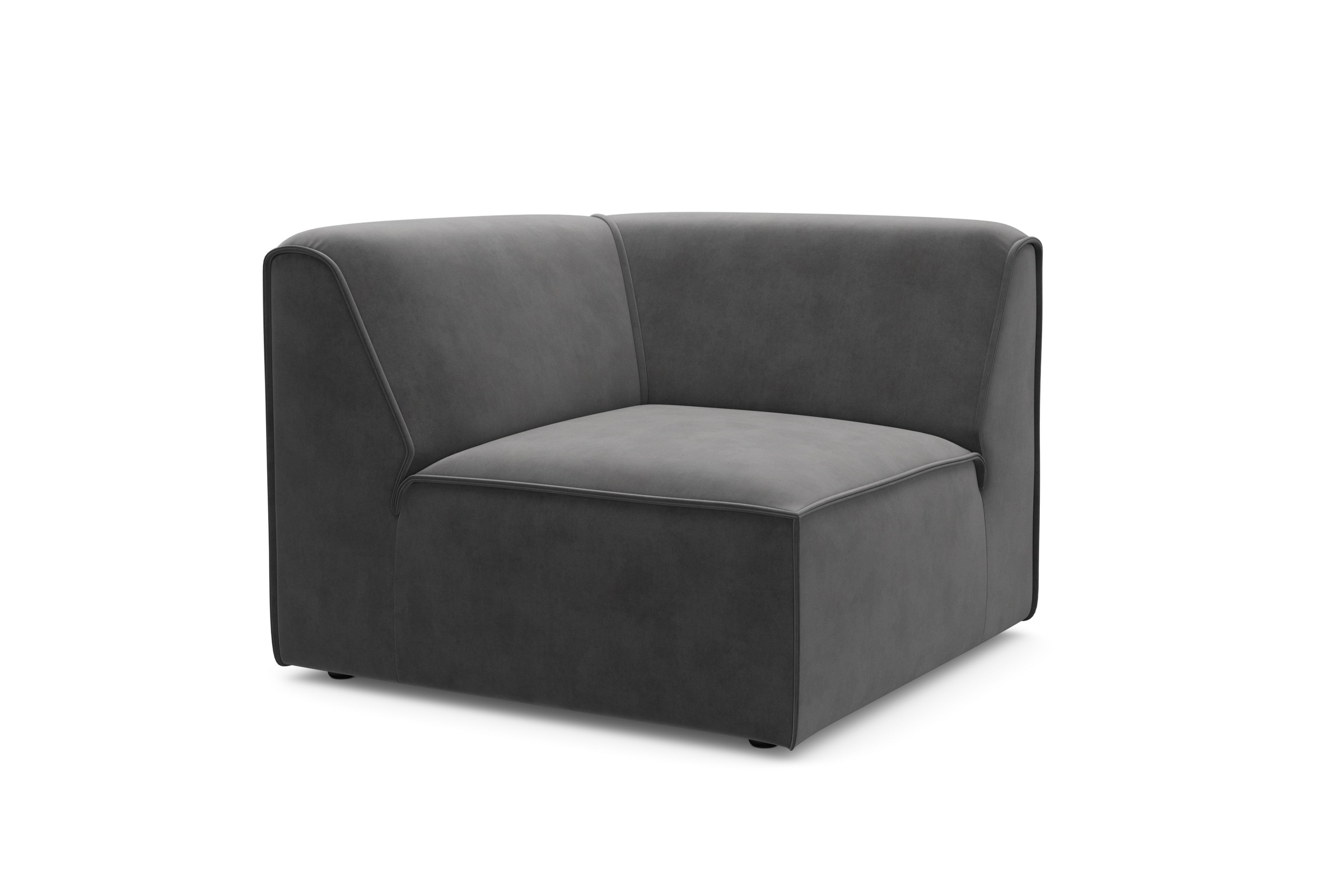 RAUM.ID Sofa-Eckelement »Merid, Sofaelement, Maße B/T/H: 97/97/46 cm«, als Modul oder separat verwendbar, für individuelle Zusammenstellung