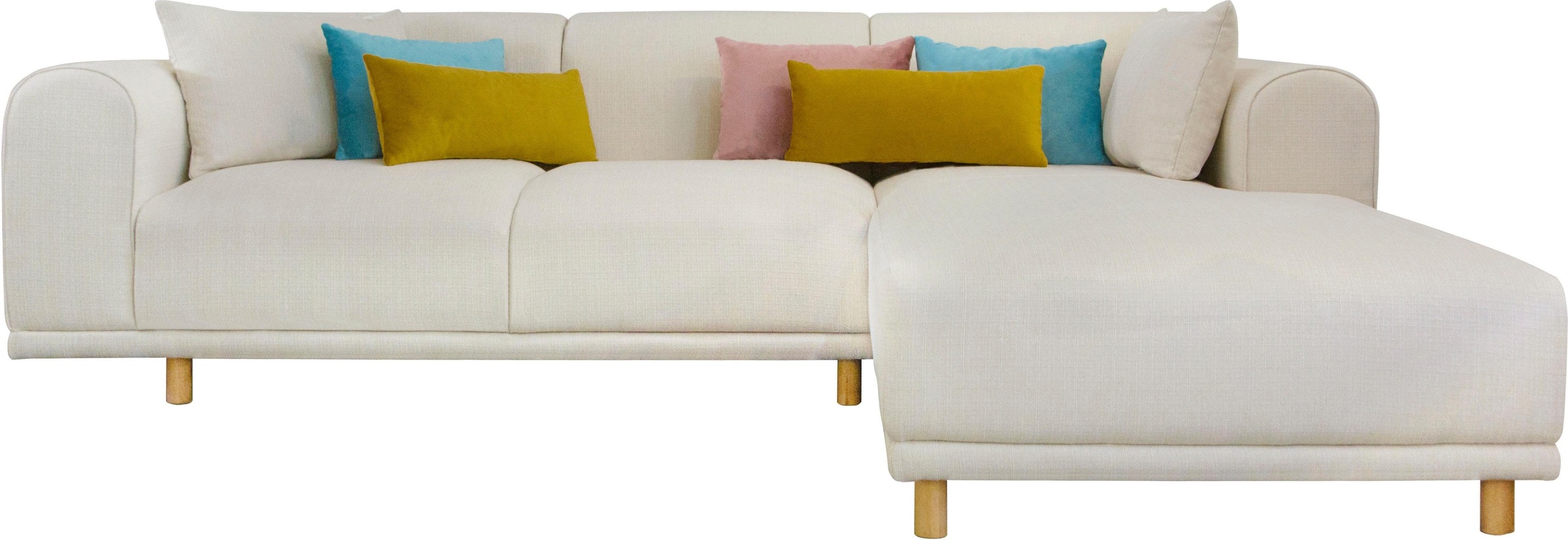 OTTO home Ecksofa "Maroon L-Form" in skandinavischem Design, mit losen Kiss günstig online kaufen