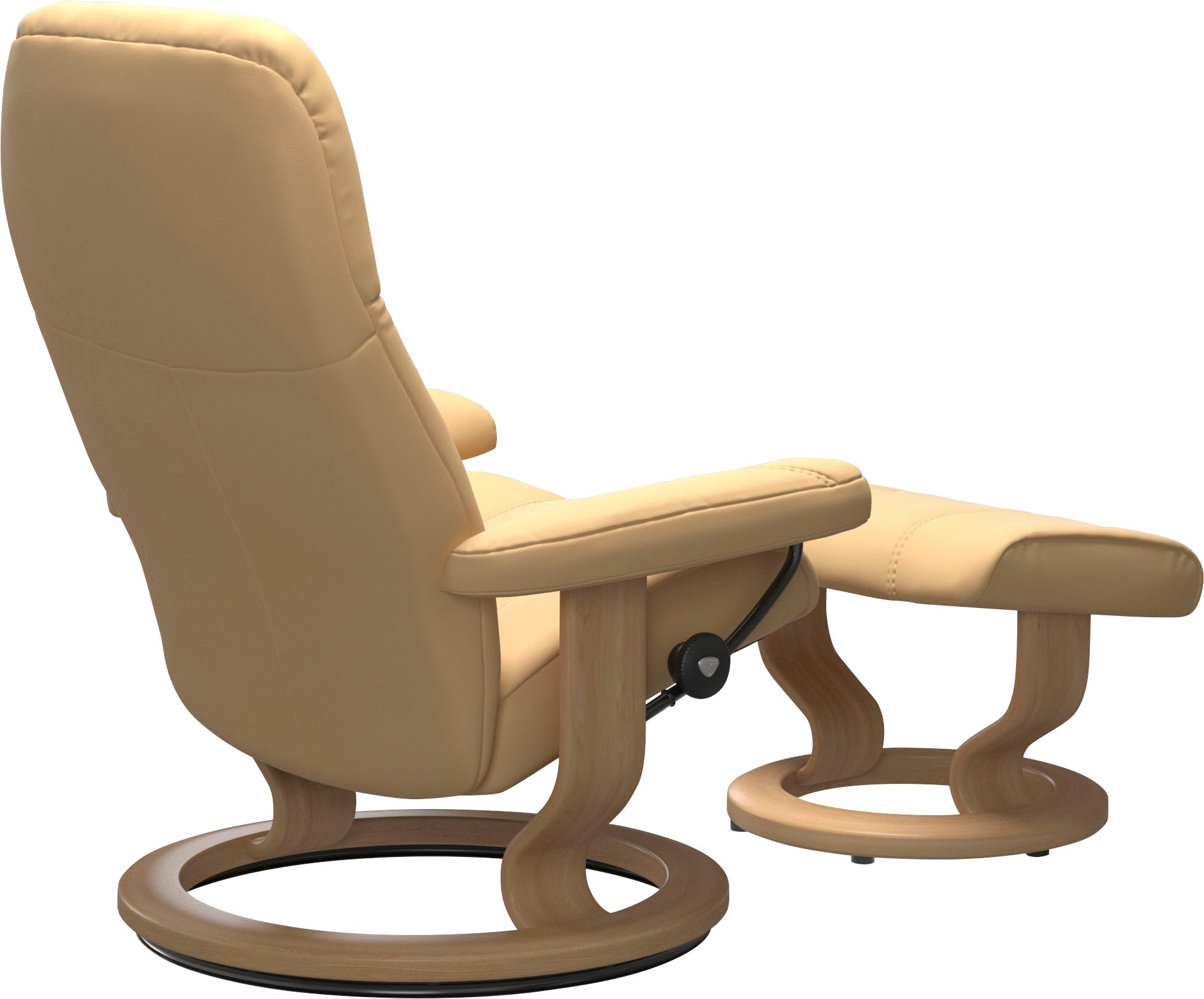 Thumbnail - Stressless Relaxsessel "Consul", (Set, Relaxsessel mit Hocker), mit Hocker, mit Classic Base, Größe M, Gestell Eiche