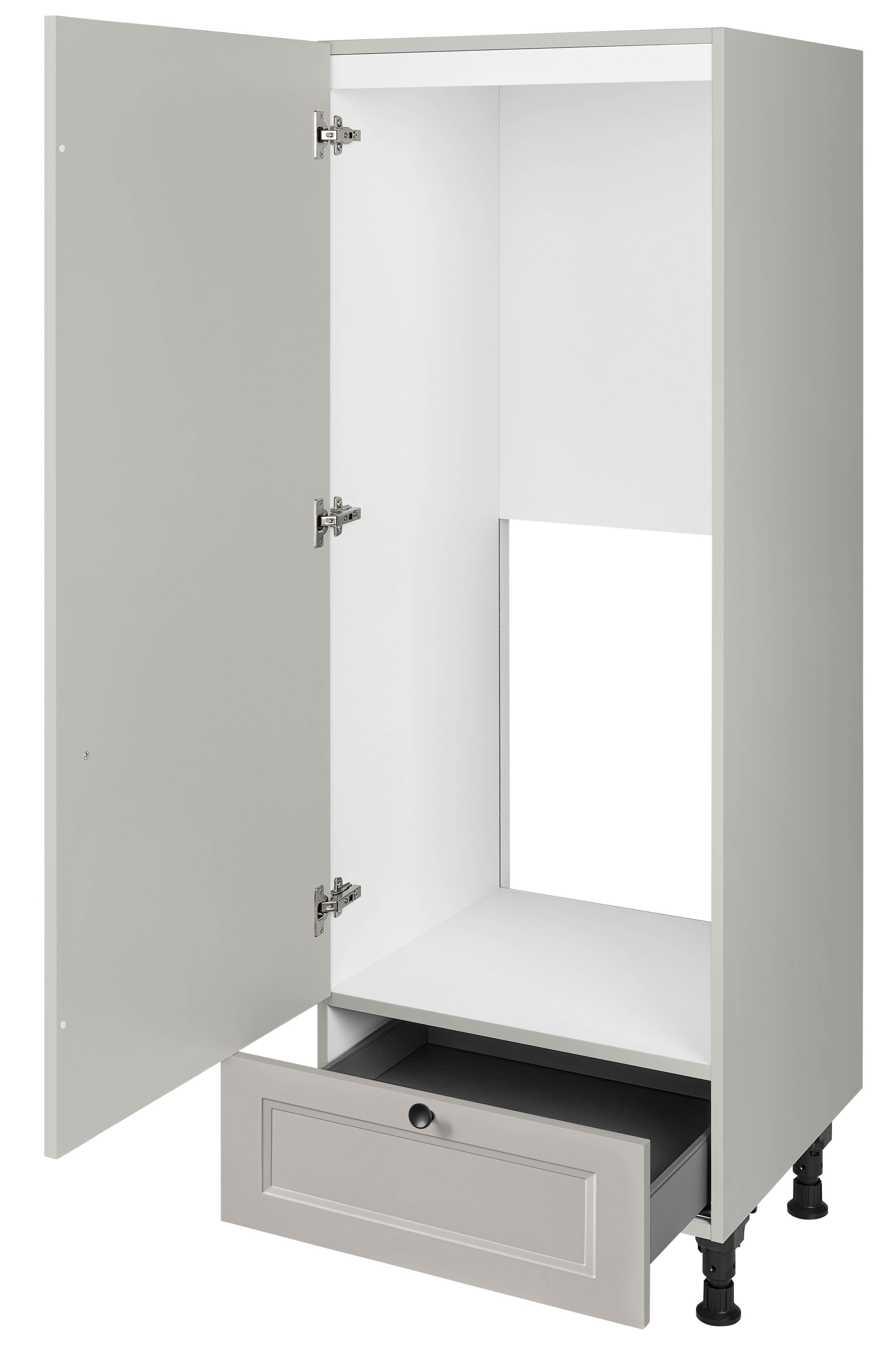 nobilia® Kühlumbauschrank »"Cascada", Ausrichtung wählbar, mit Schubkasten,«, vormontiert, Breite/Höhe: 60/167,8 cm