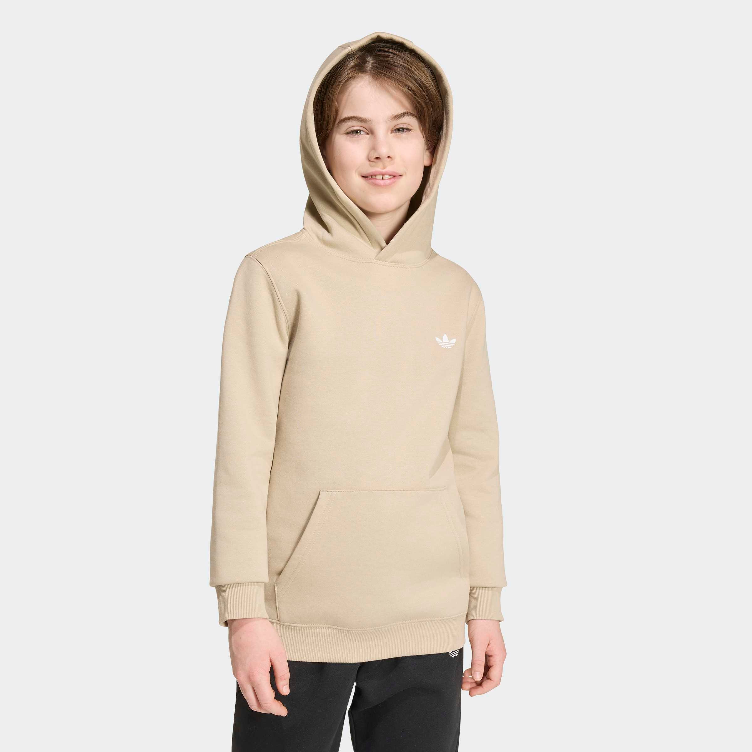 adidas Originals Kapuzensweatshirt »REGULAR FLEECE-HOODIE«, für Kinder, mit Kapuze, ohne Verschluss, aus Baumwolle und Polyester
