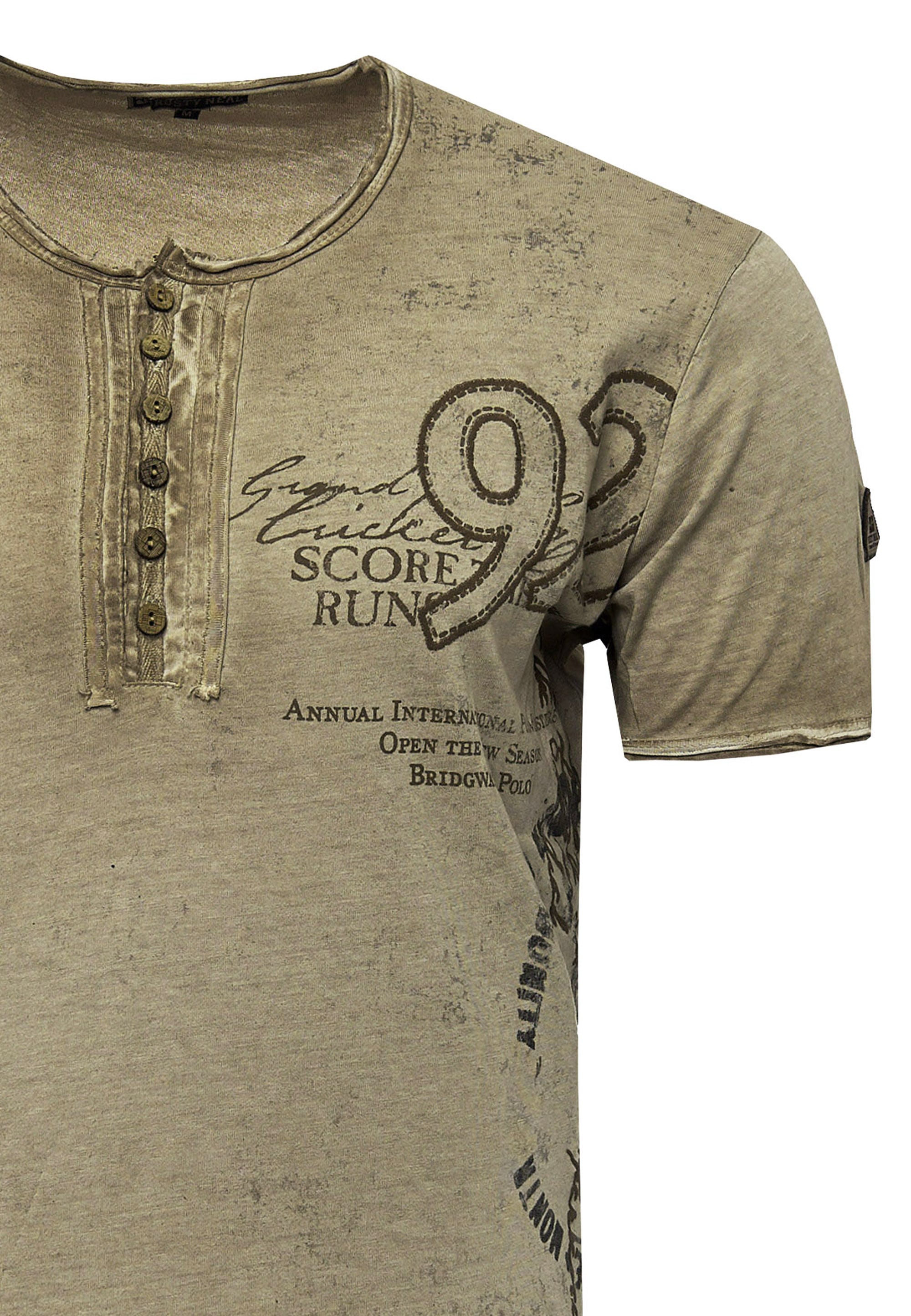 Rusty Neal T-Shirt, mit seitlichem Print ▷ für | BAUR