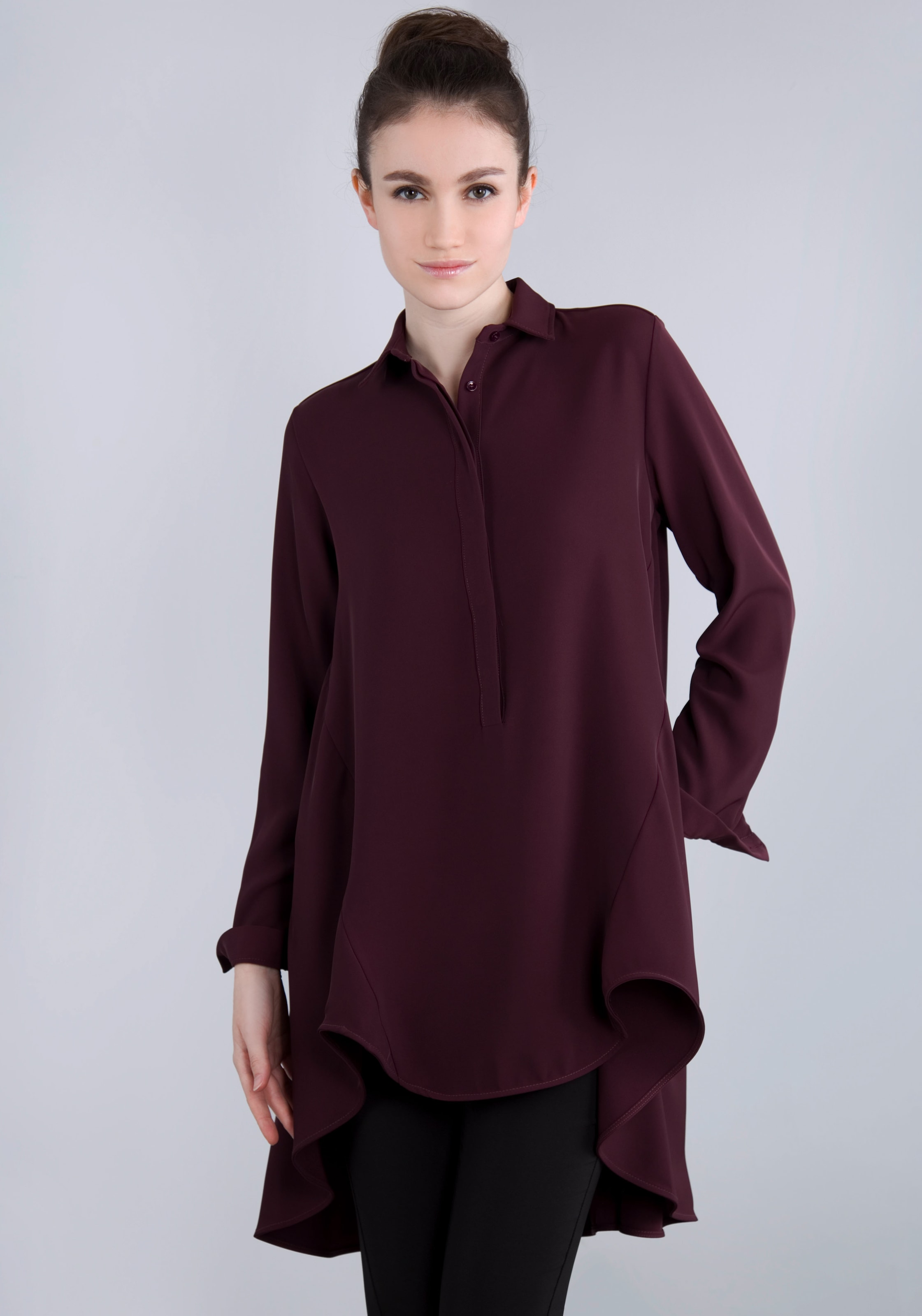 IMPERIAL Longbluse, in knitterarmer Qualität mit Stretch