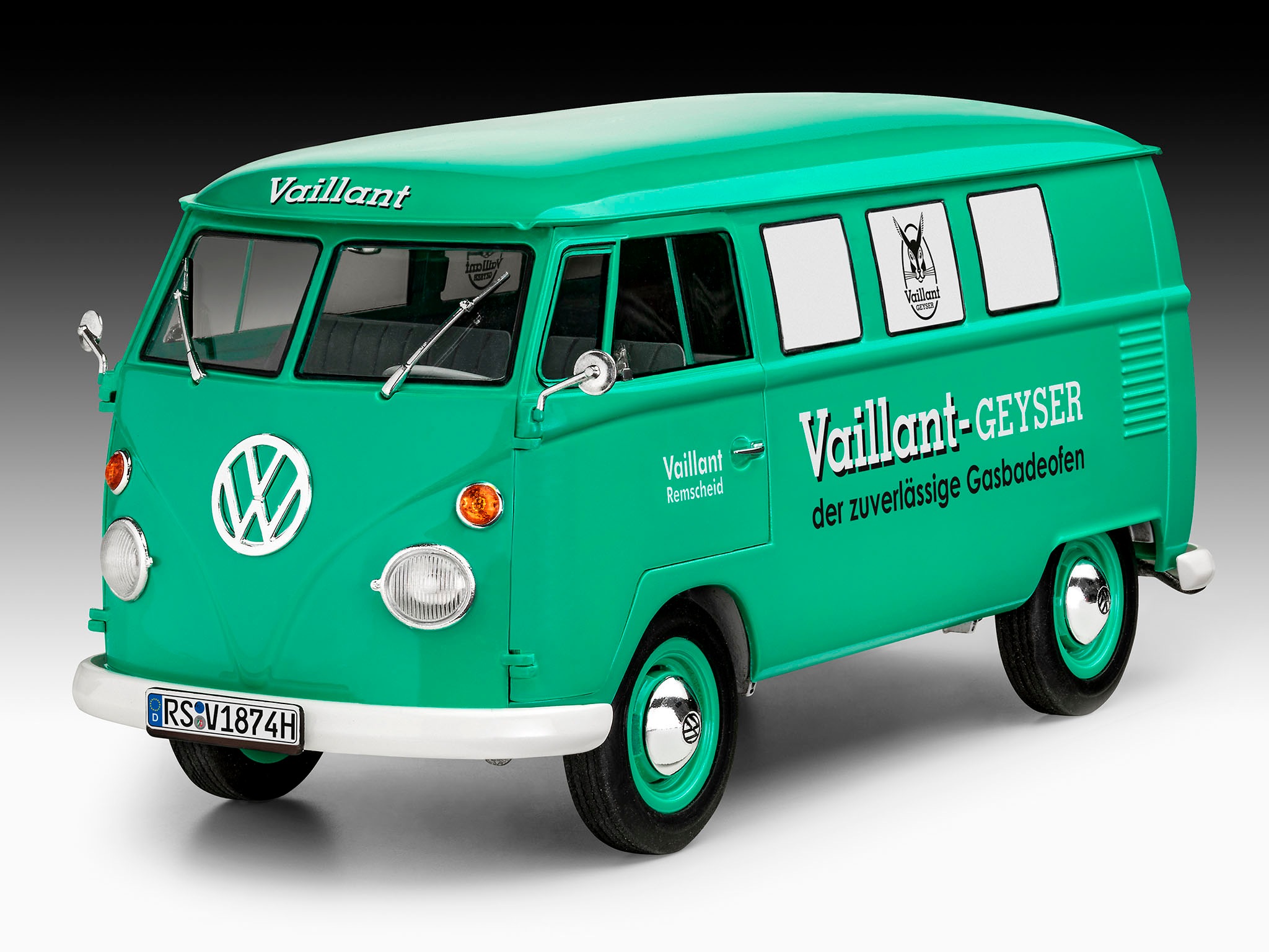 Revell® Modellbausatz »Geschenkset VW T1 Bus 150 Jahre Vaillant«, Made in Europe