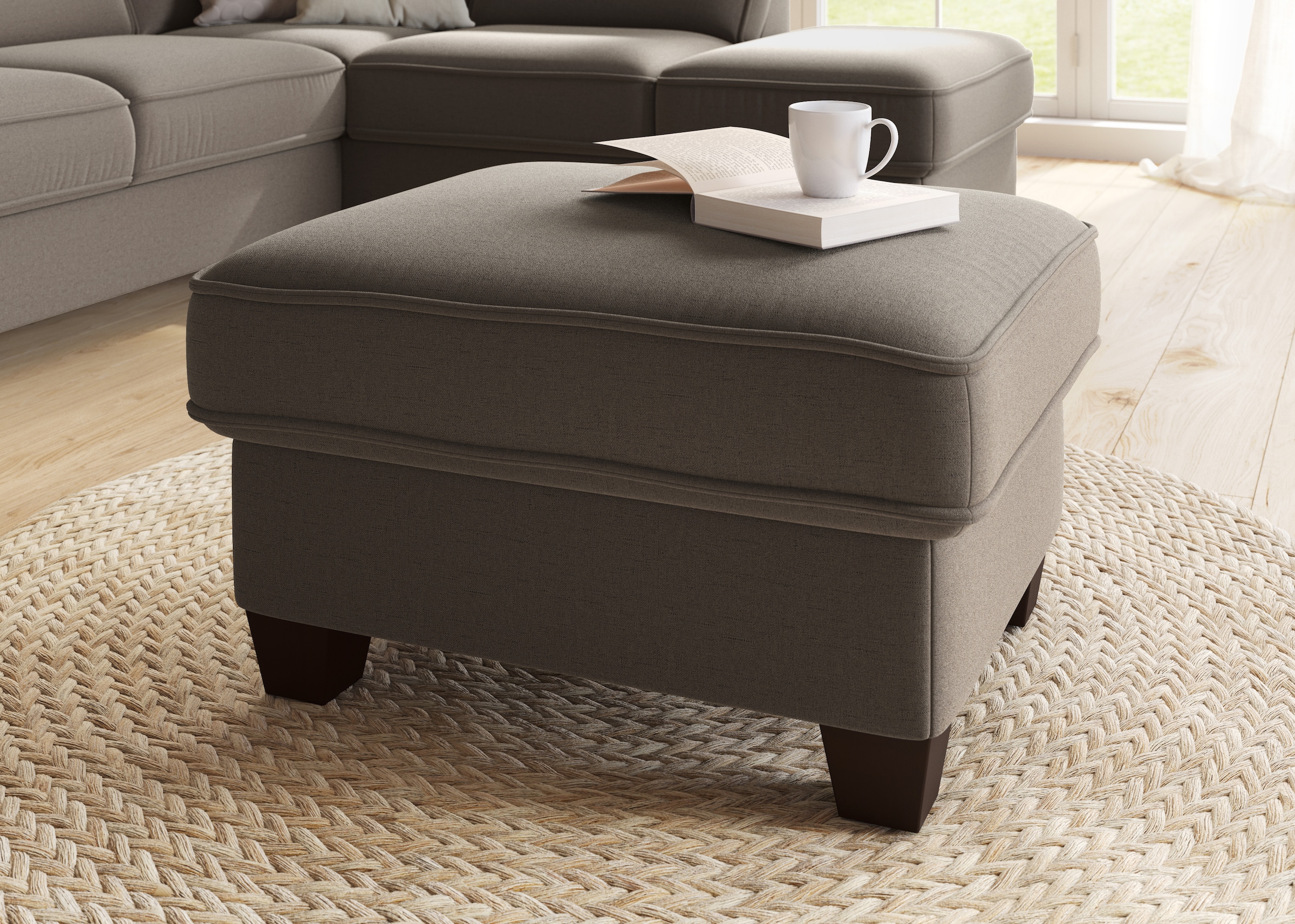 Home affaire Hocker "County" 1 tlg. mit Federkern und Stauraum, passend zur günstig online kaufen