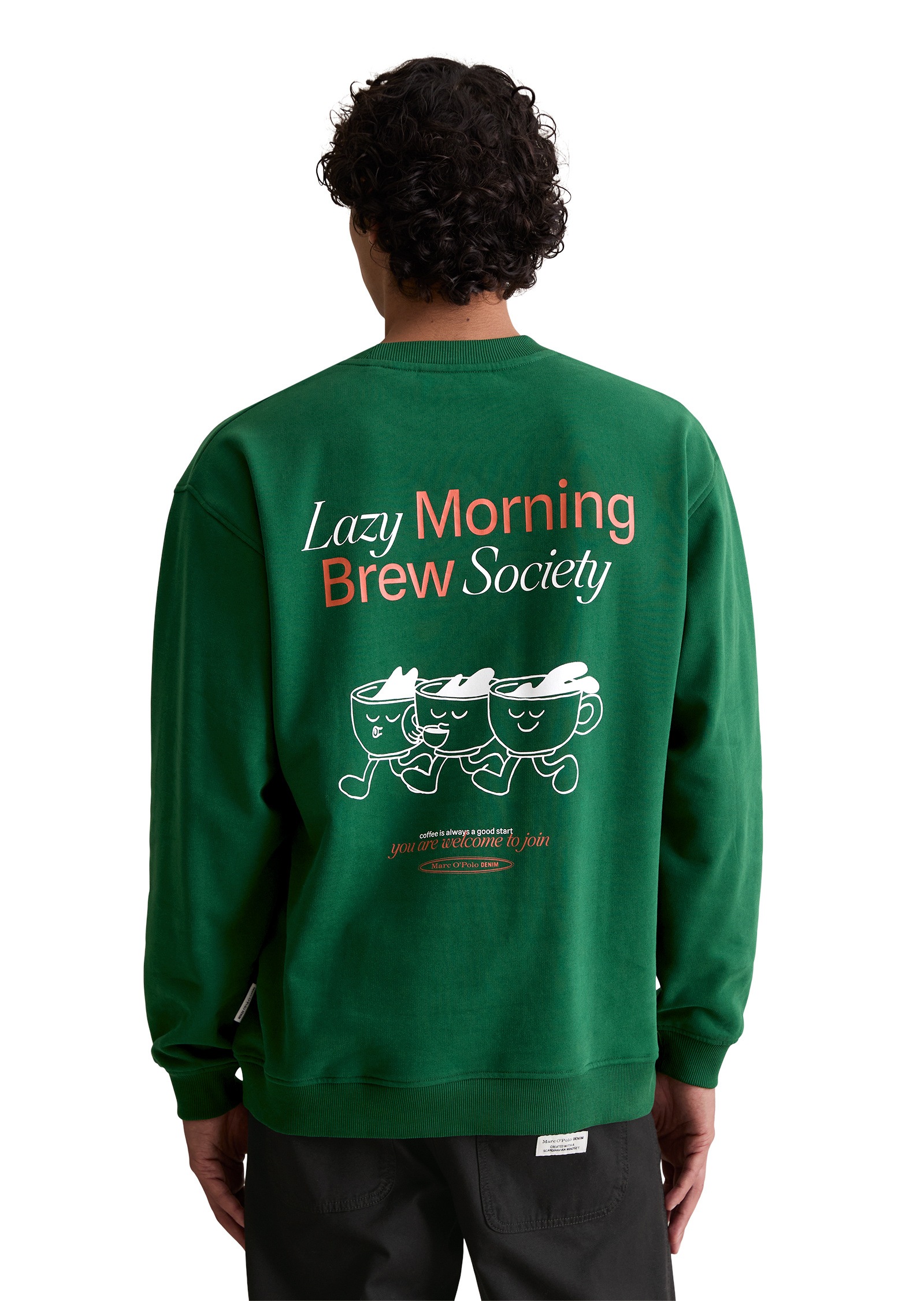 Thumbnail - Marc OPolo DENIM Sweatshirt "mit lässigem Rückenprint"