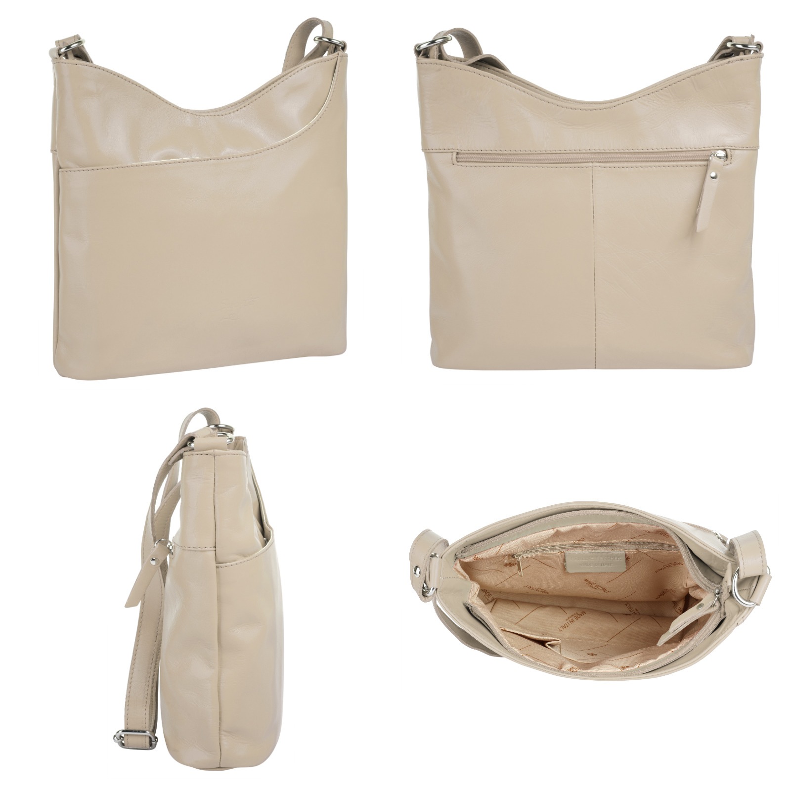 Thumbnail - Samantha Look Umhängetasche echt Leder, Made in Italy