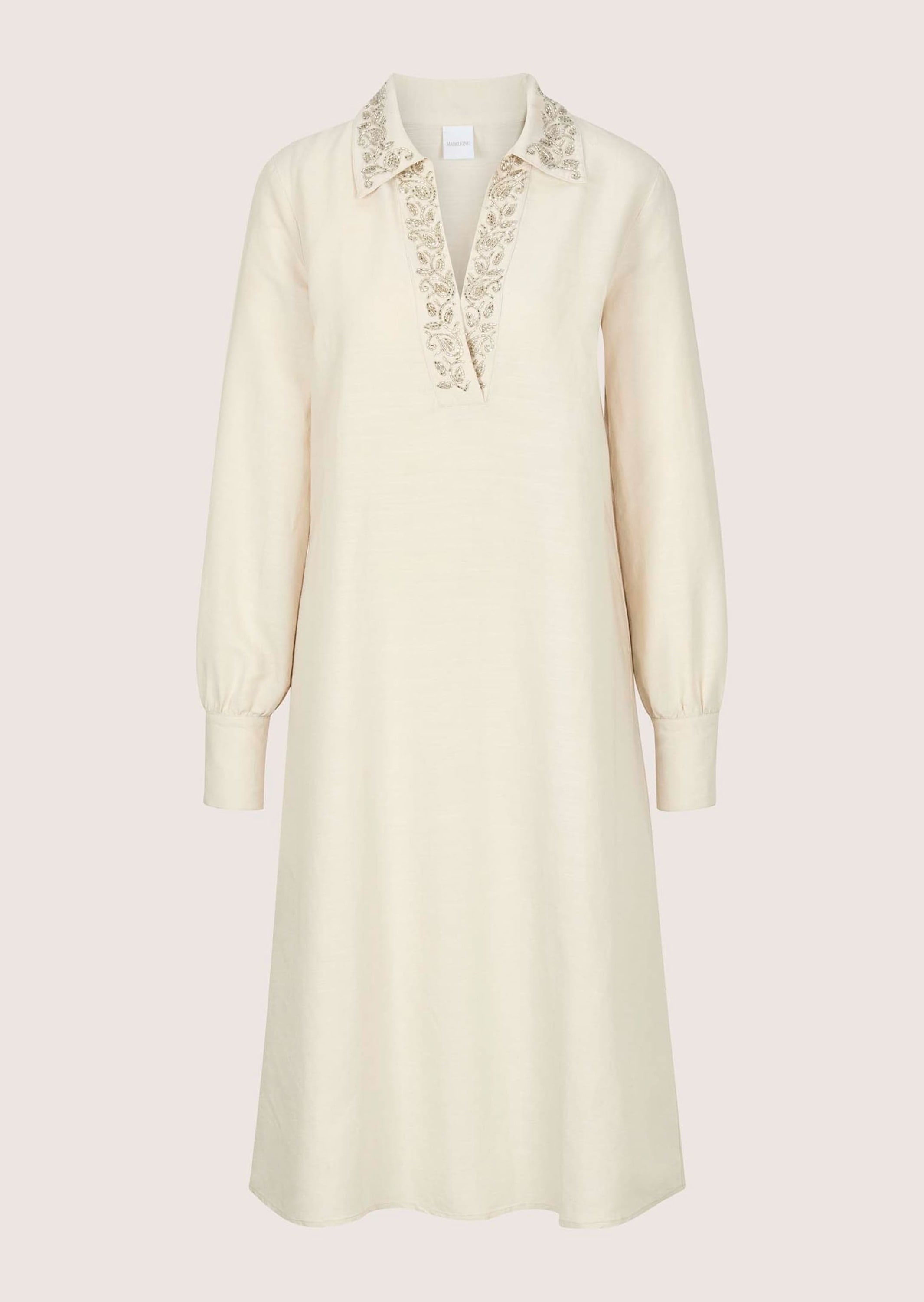 MADELEINE Sommerkleid "Midikleid Viskosekleid mit Stäbchen-Pailletten" Stäb günstig online kaufen