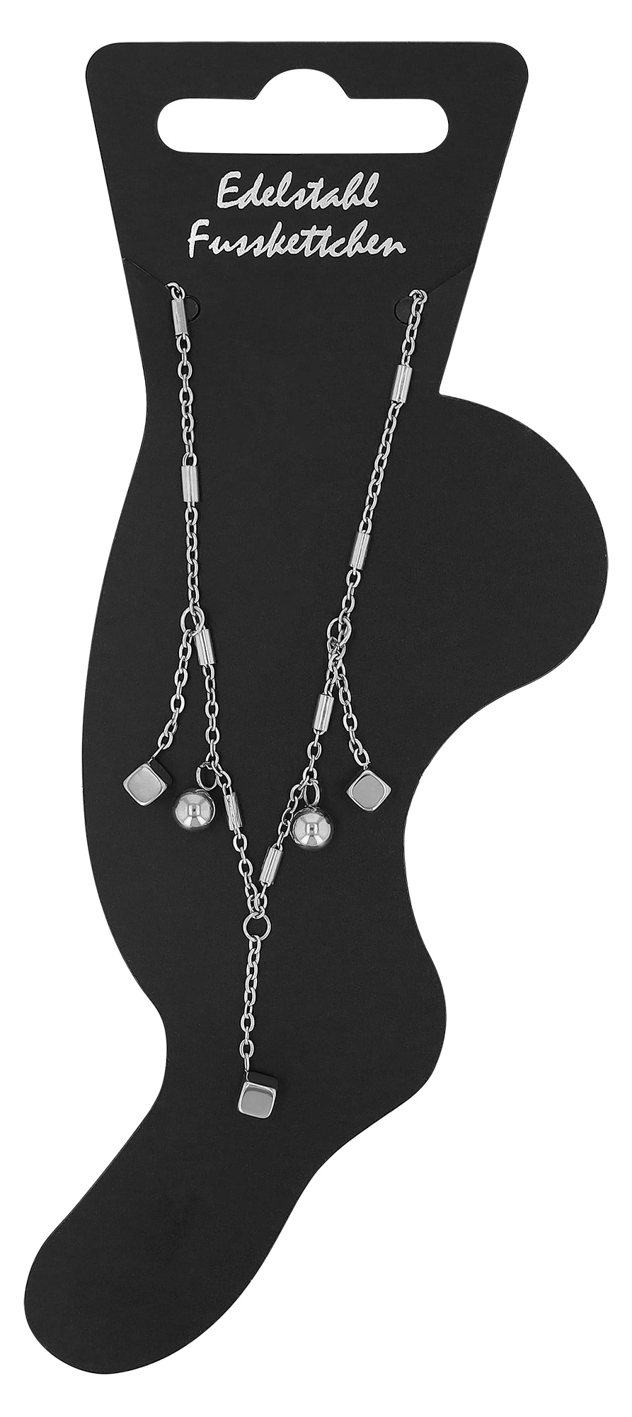 Adelia´s Fußkette »Damen Fußkettchen – aus Edelstahl« Ideal als Geschenk zum Jubiläum