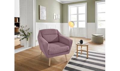 andas Sessel »Bille«, mit Naht im Rückenkissen und Eiche-Beinen, Design by Morten... kaufen