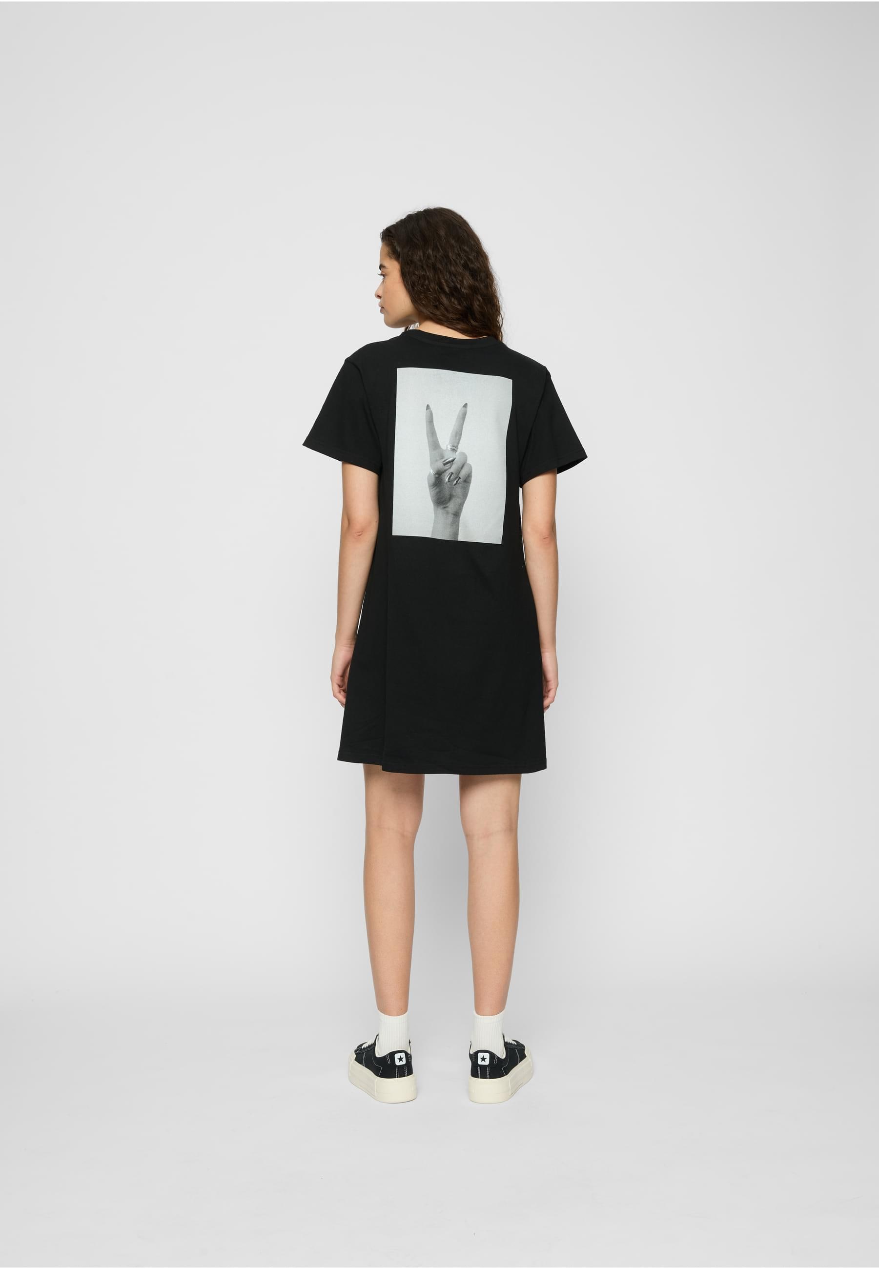 Miss Tee Shirtkleid »Miss Tee Girls Peace Hand Ladies Tee Dress«, (1 tlg.)