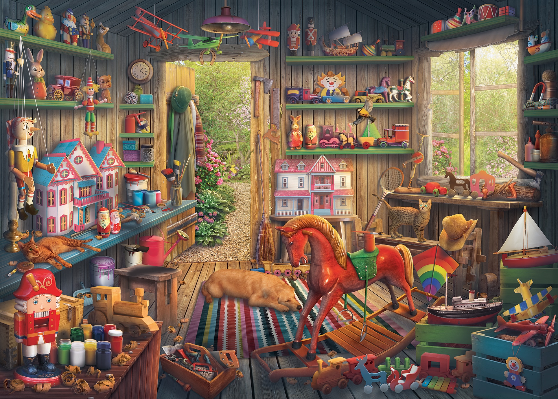 Ravensburger Puzzle »Spielzeug von damals«, Made in Germany; FSC® - schützt Wald - weltweit