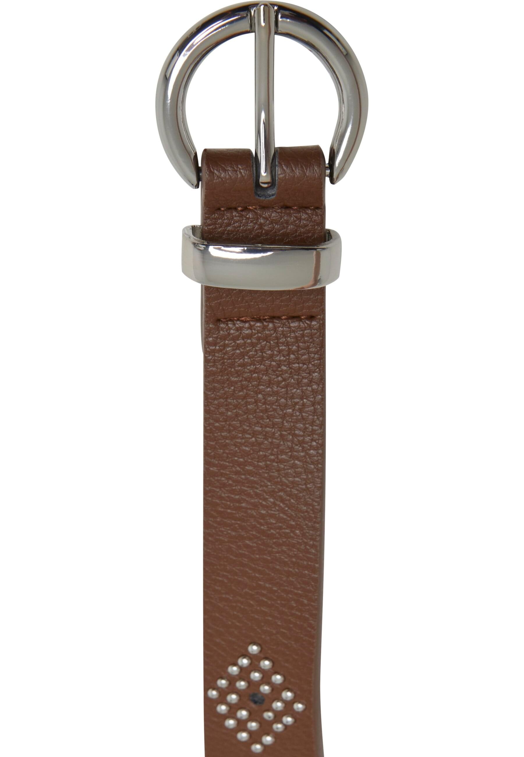 URBAN CLASSICS Synthetikgürtel "Urban Classics Ladies Rivet Belt" günstig online kaufen