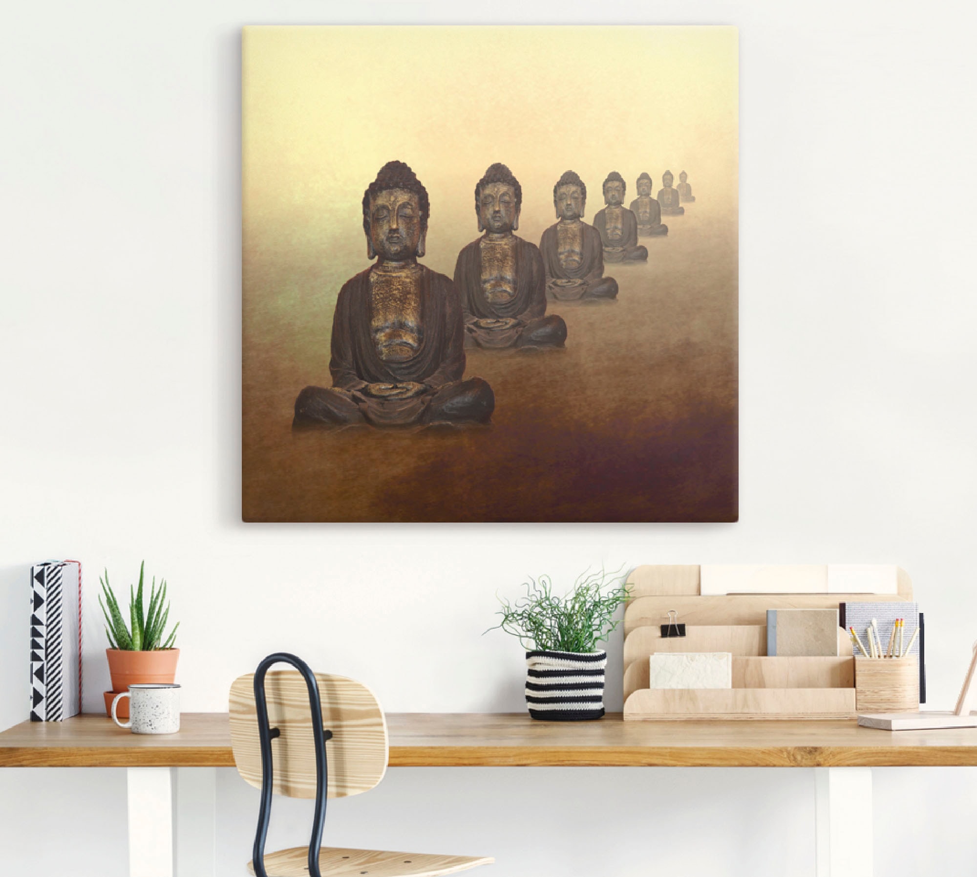 Artland Wandbild »Buddha II«, Religion, (1 St.), als Alubild, Leinwandbild, Wandaufkleber oder Poster in versch. Größen