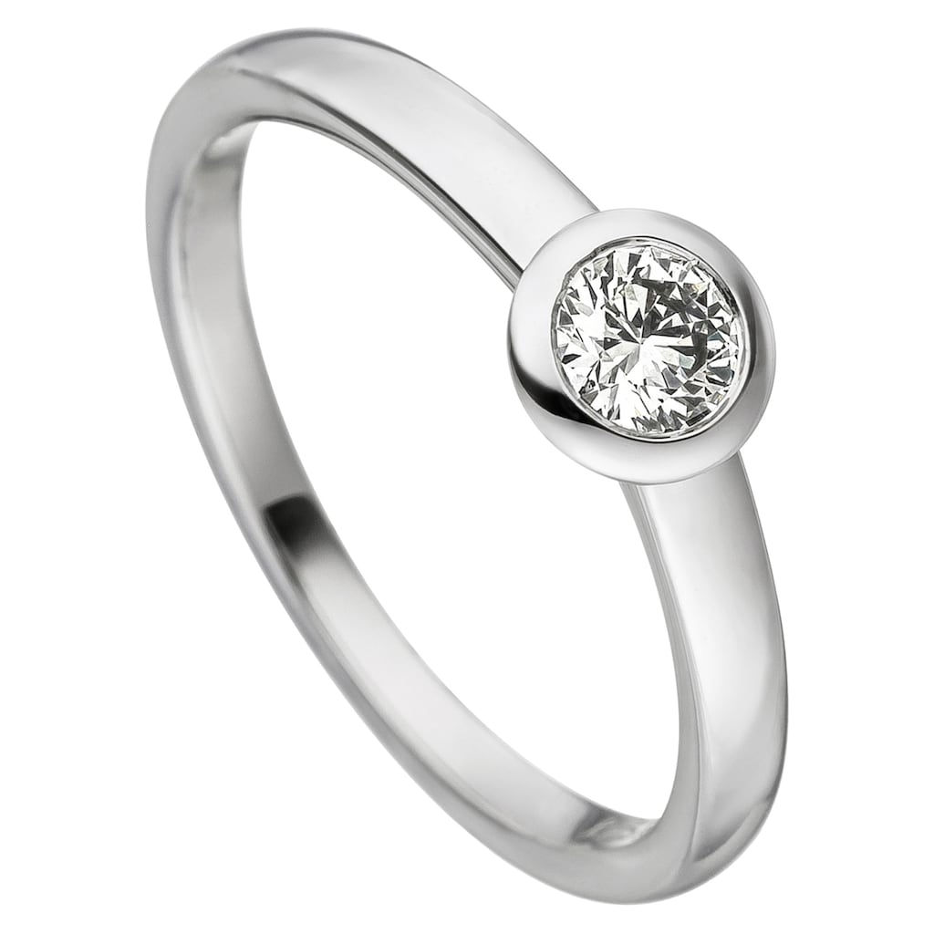 JOBO Solitärring »Ring mit Diamant 0,25 ct.«