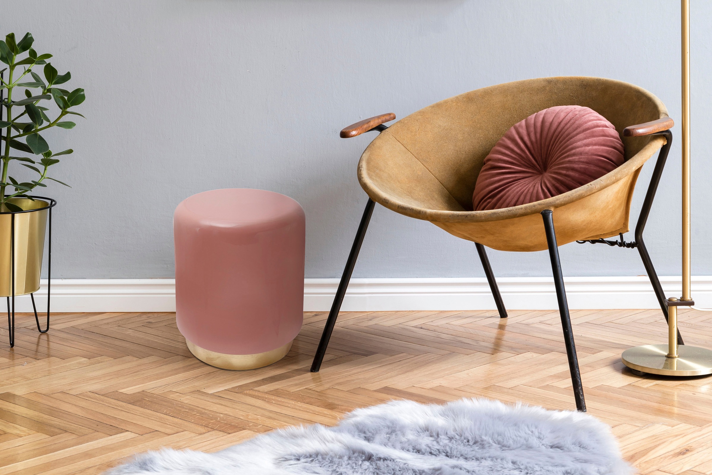 Kayoom Beistelltisch »Art Deco 375, Abstelltisch aus Metall,funktional und stabil«, (1 St.), Dekorativ, glanzvolle Lackierung, stilvolles Design