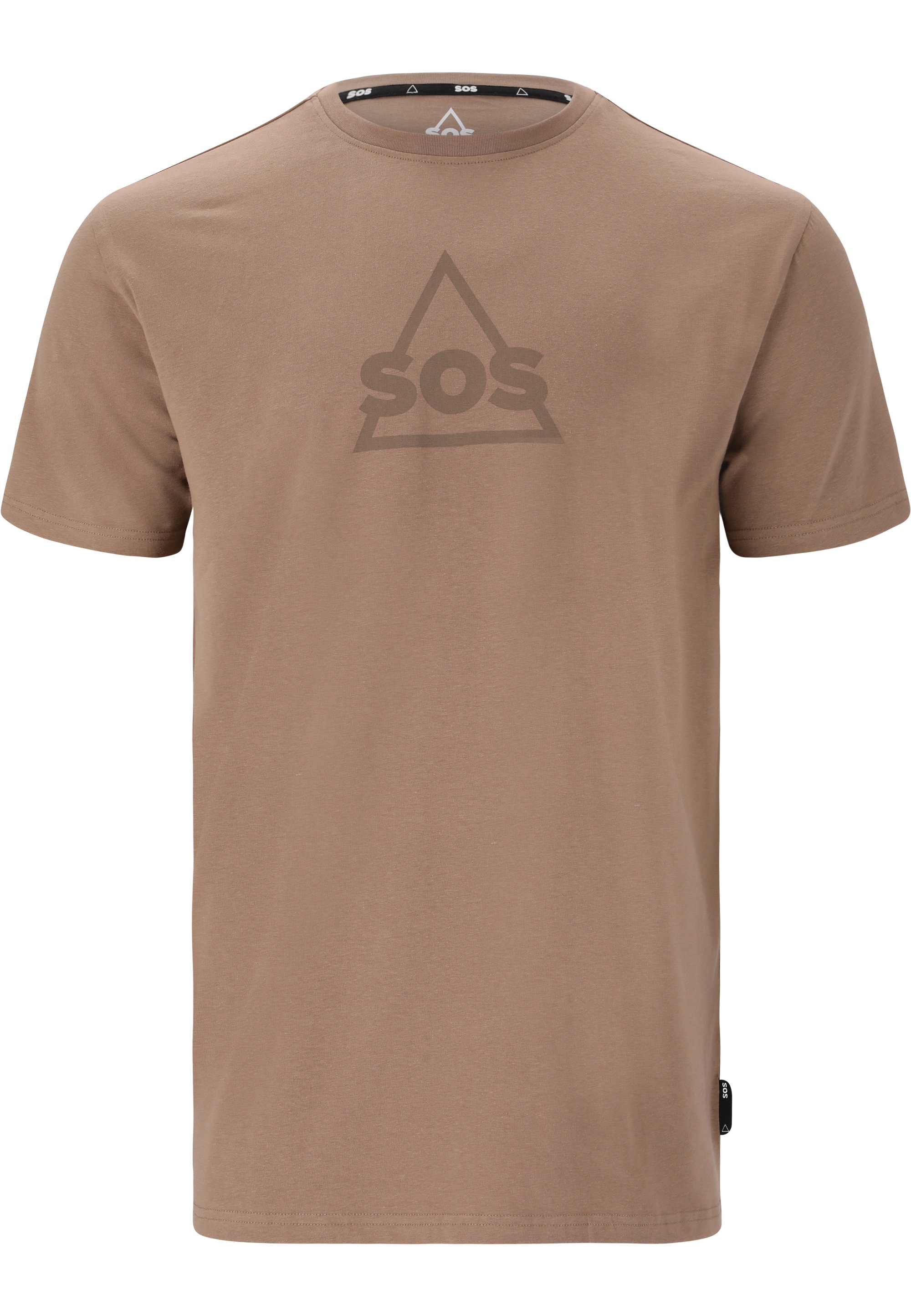 SOS Funktionsshirt »Kvitfjell«, mit großem Markenlogo auf der Brust