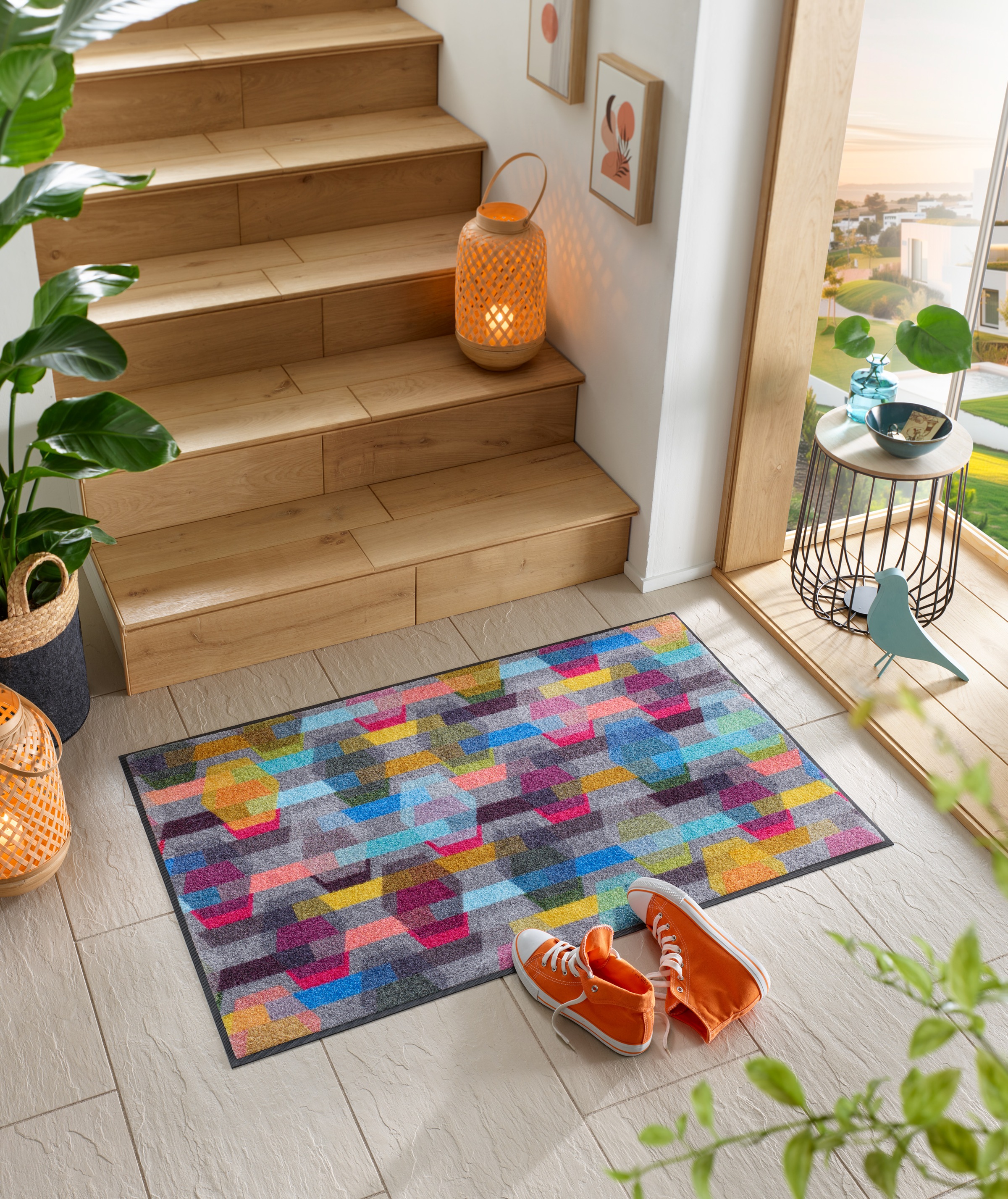 wash+dry by Kleen-Tex Teppich "Limit" rechteckig 7 mm Höhe günstig online kaufen