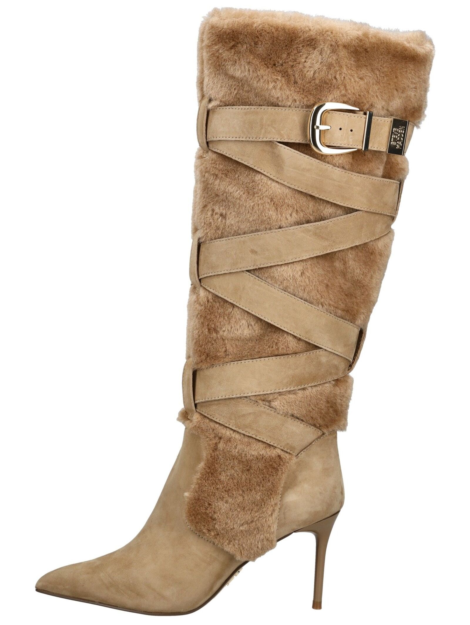 STEVE MADDEN High-Heel-Stiefel »STEVE MADDEN Stiefel Leder/Textil«