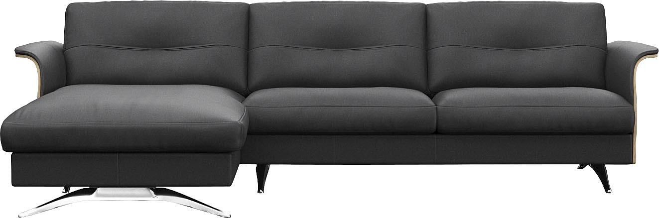 FLEXLUX Ecksofa "Glow bequem und komfortabel durch hochwertigen Sitzaufbau, günstig online kaufen