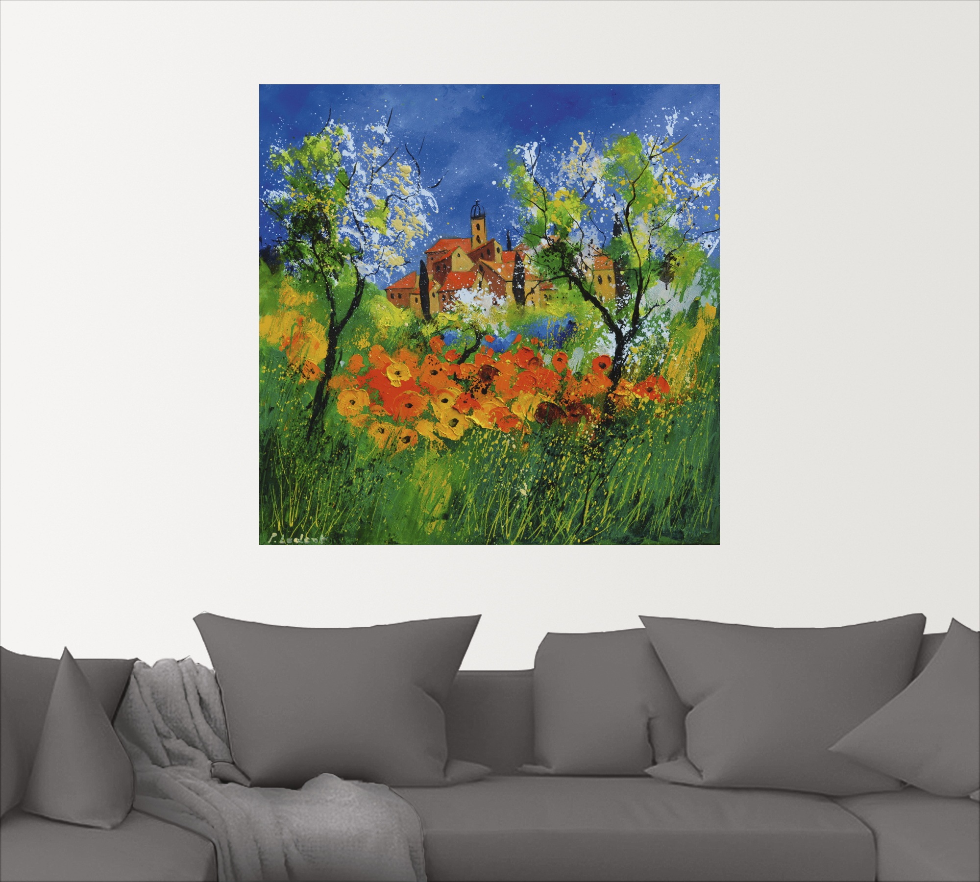 Artland Wandbild »Provence«, Garten, (1 St.), als Alubild, Leinwandbild, Wandaufkleber oder Poster in versch. Größen