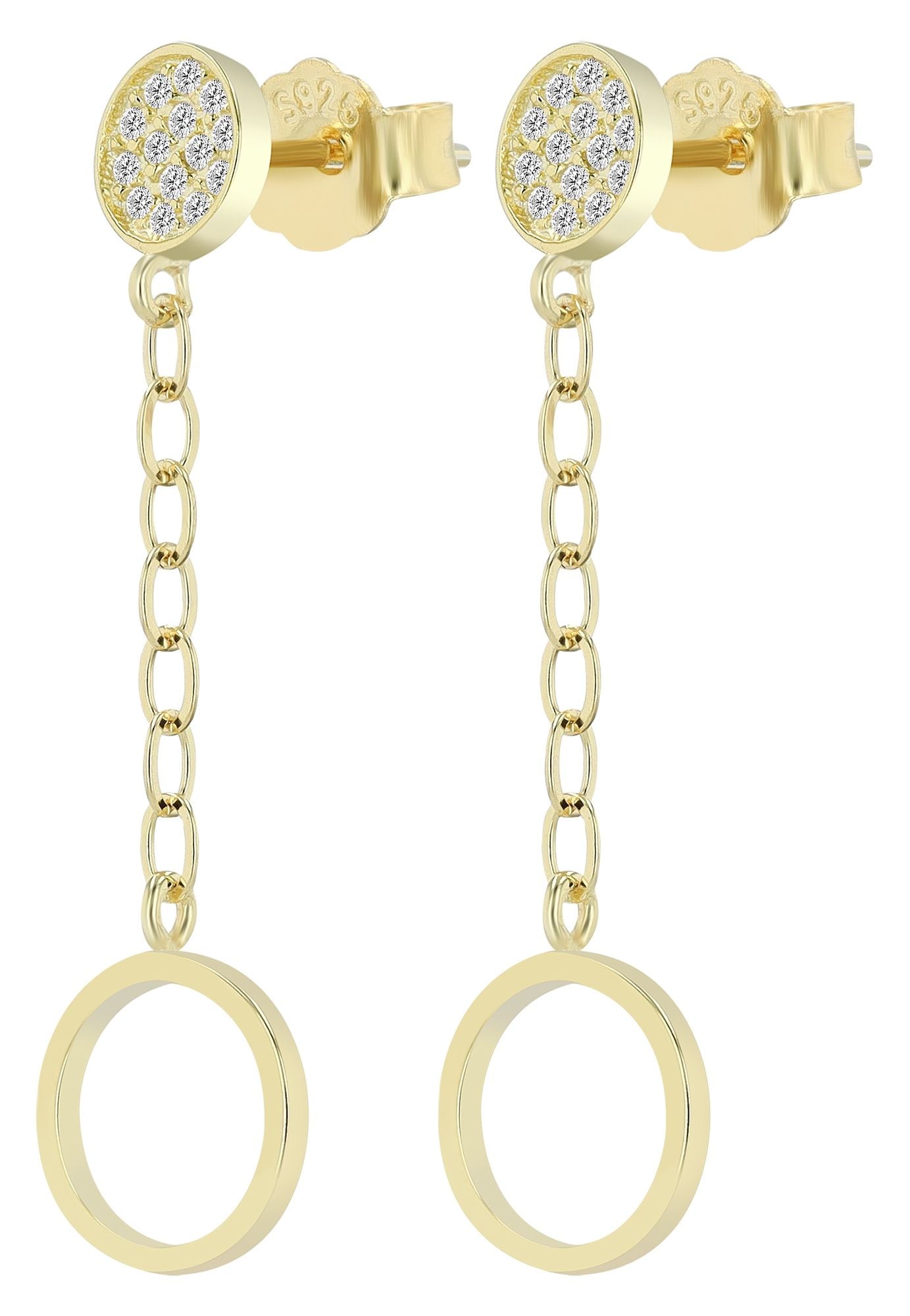 Adelia´s Paar Ohrhänger "Damen Ohrringe – Ohrstecker aus 925 Silber" Eine s günstig online kaufen