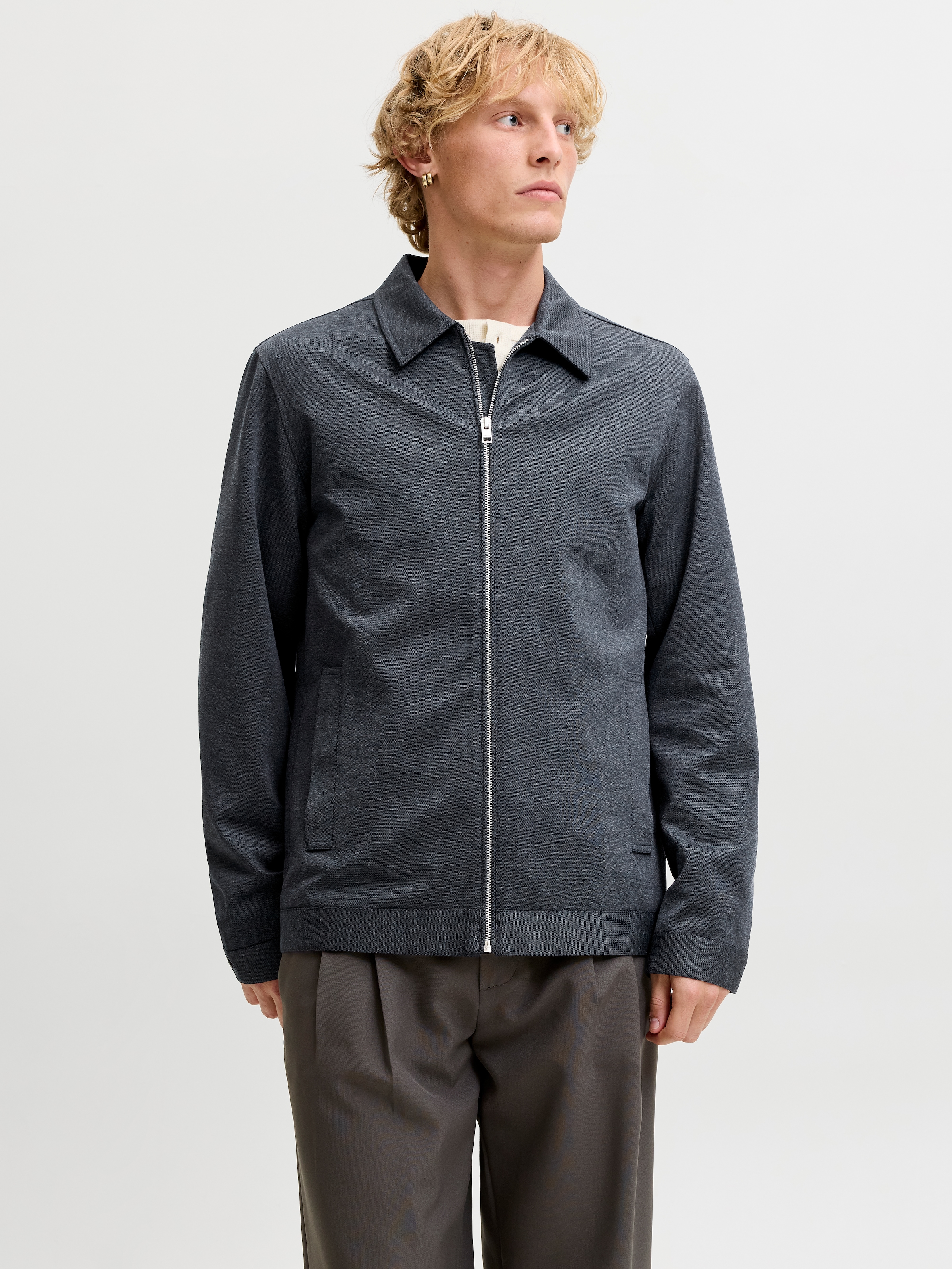 Jack & Jones Jerseysakko "JPRMARTIN JERSEY HYBRID BLAZER SN" Materialmix, slim fit