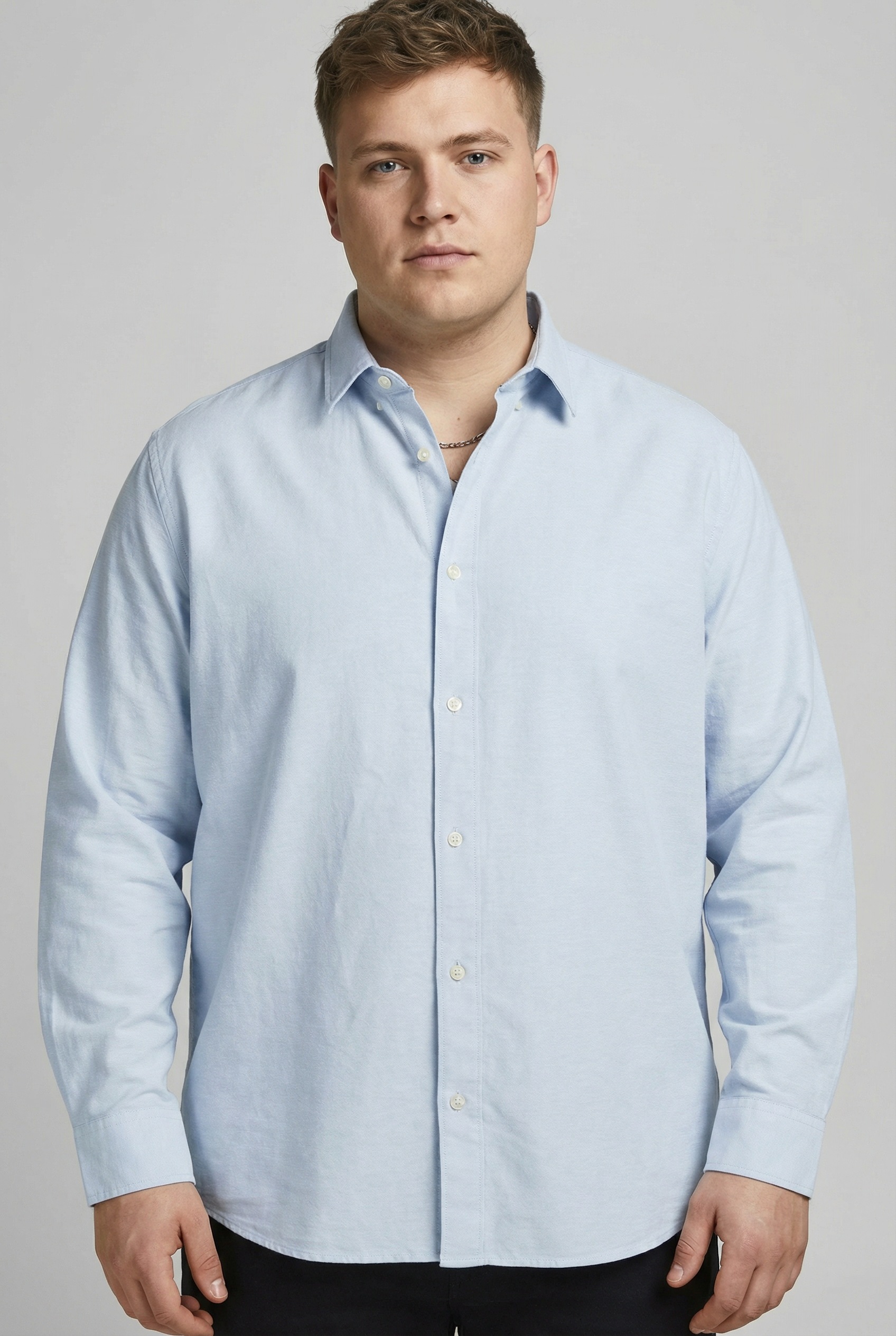 Jack & Jones PlusSize Langarmhemd "JJEBREEZE LINEN BLEND SHIRT L/S SN PLS" günstig online kaufen