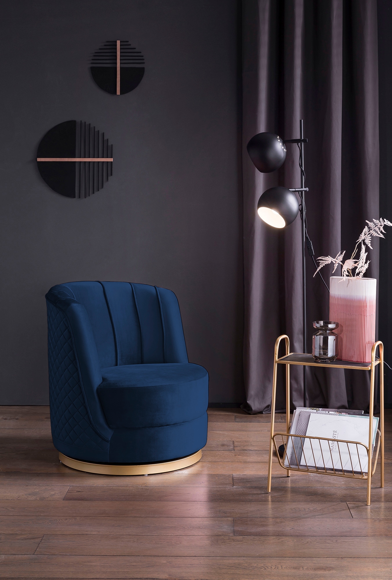 SalesFever Drehsessel "Komfortabler Drehsessel mit Stil" 360 Drehfunktion günstig online kaufen