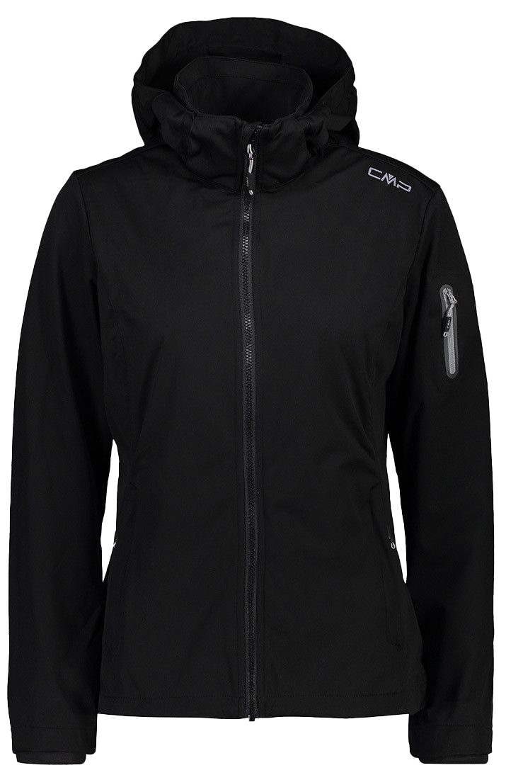 CMP Softshelljacke, mit Kapuze, Atmungsaktiv & Windabweisend & Wasserabweisend