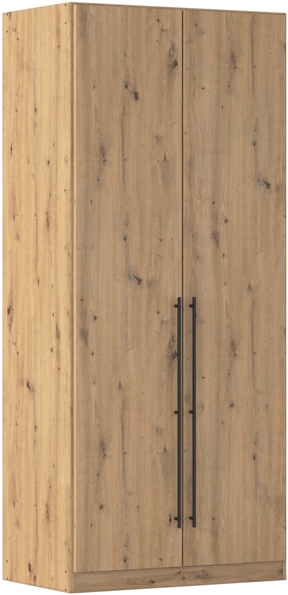 OTTO home Kleiderschrank "Mehrzweckschrank Aktenschrank Möbel Mietswohnung Schlafzimmer AVOLA" 3 verschiedene Ausstattungen BASIC/CLASSIC/PREMIUM (inkl. SOFT-CLOSE), mit hochwertigen Stangengriffen in Schwarz aus Metall MADE IN GERMANY
