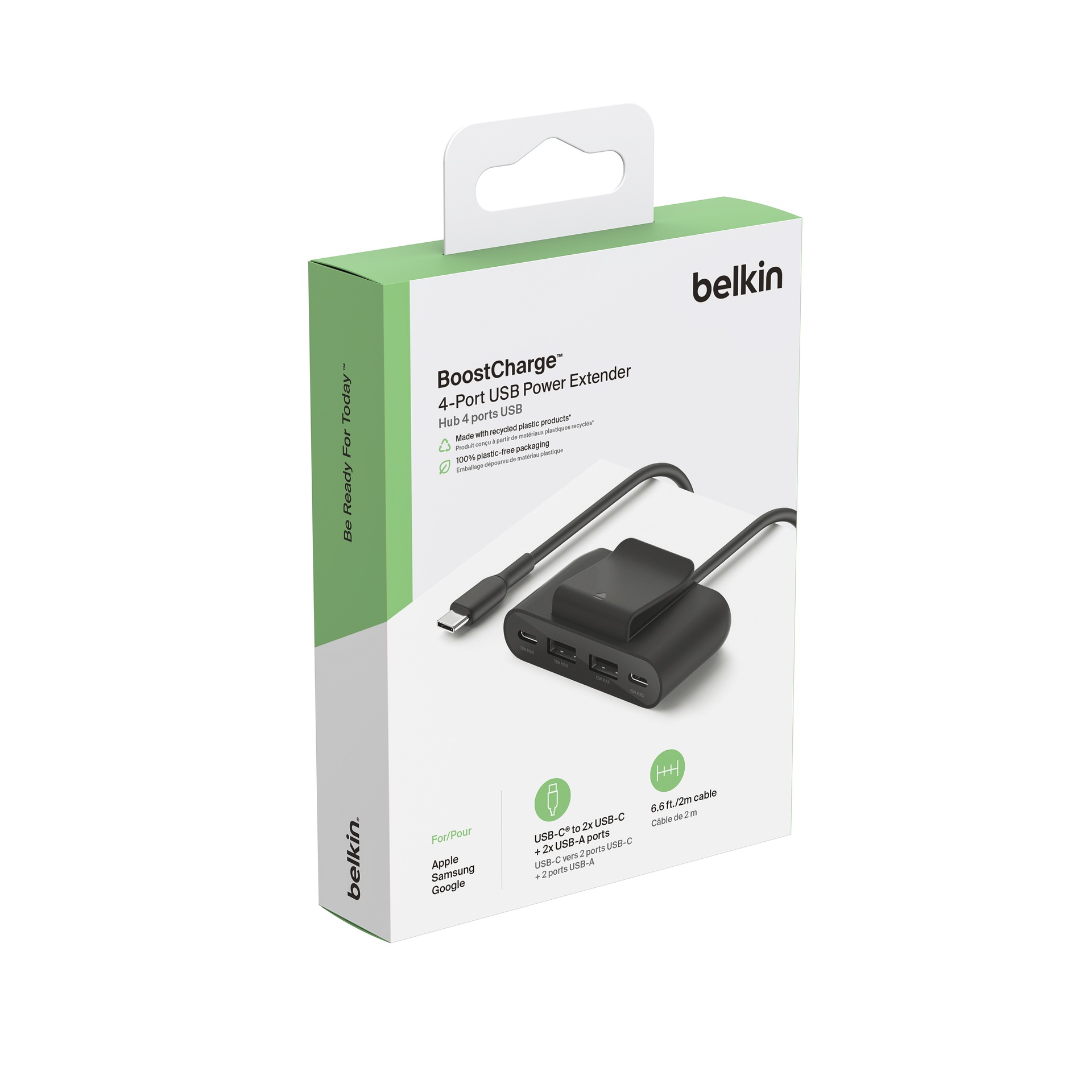 Belkin Smartphone-Dockingstation »BoostCharge 4-Port-USB-Splitter«