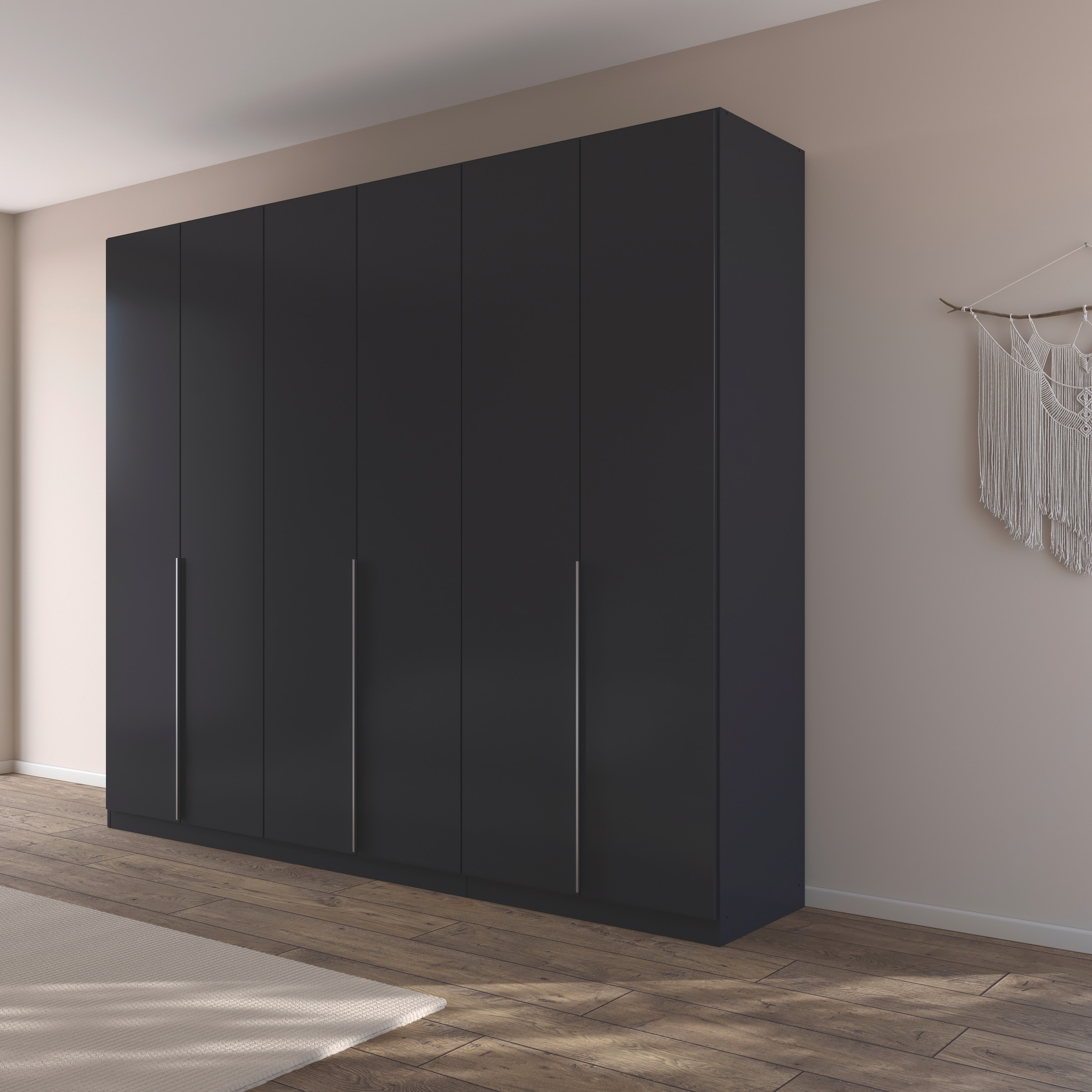 rauch Drehtürenschrank »Kleiderschrank Schrank Garderobe AGORDO TOPSELLER Schlafzimmer«, (in zwei Griff-Farben mit Dekor- oder Hochglanzfront), durchdachte Innenausstattung, in 6 Breiten und 2 Höhen MADE IN GERMANY