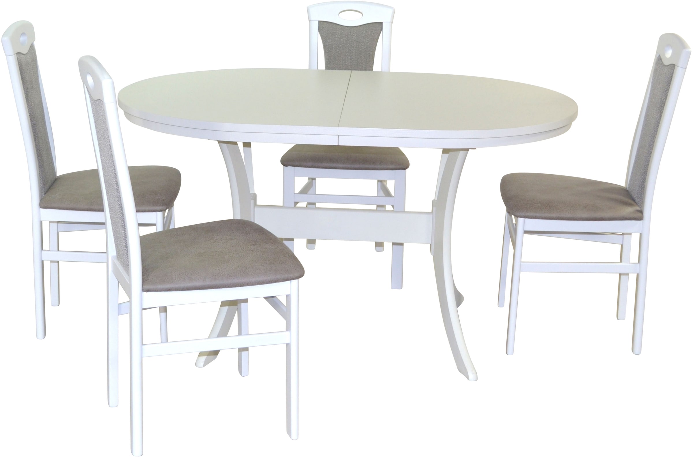 HOFMANN LIVING AND MORE Essgruppe »5tlg. Tischgruppe«, (Spar-Set, 5 tlg., 5tlg. Tischgruppe), Stühle montiert