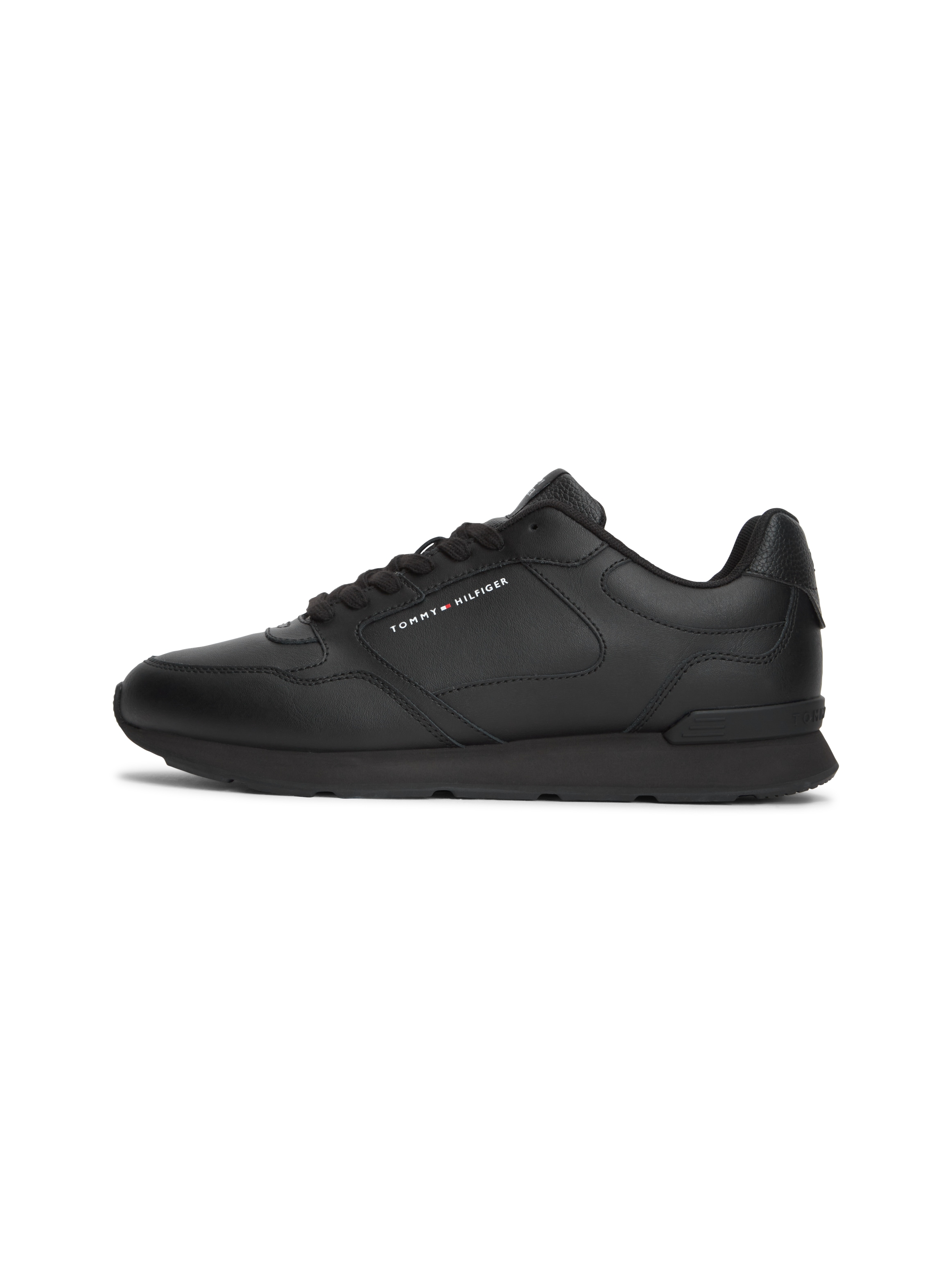 Tommy Hilfiger Sneaker »LIGHT EVA RUNNER LEATHER«  Schnürer, Halbschuh, Freizeitschuh mit Logoschriftzug