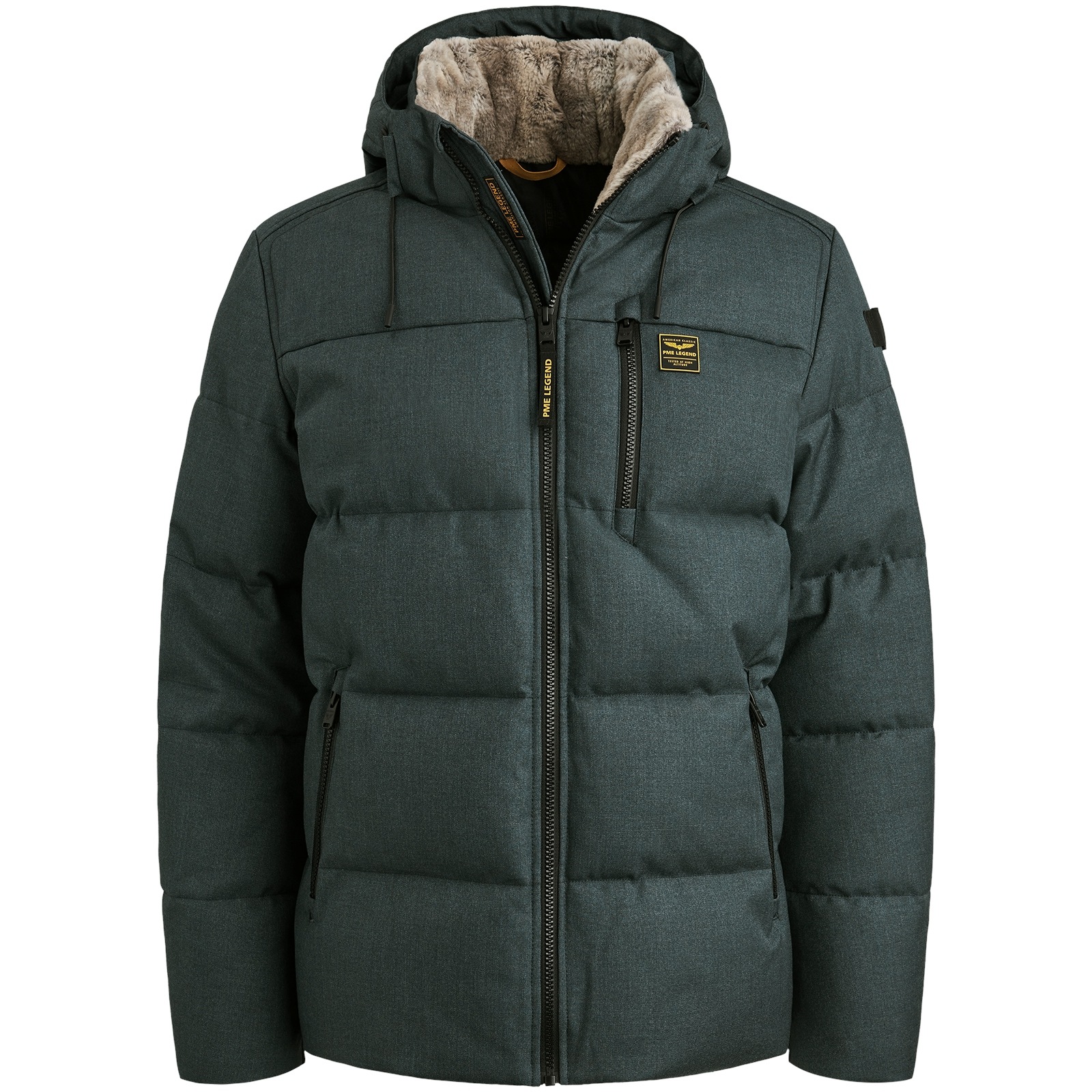 PME LEGEND Steppjacke »YETCRAFT«, mit Kapuze, Verschließbare Eingriff-, Brust- und Innentasche